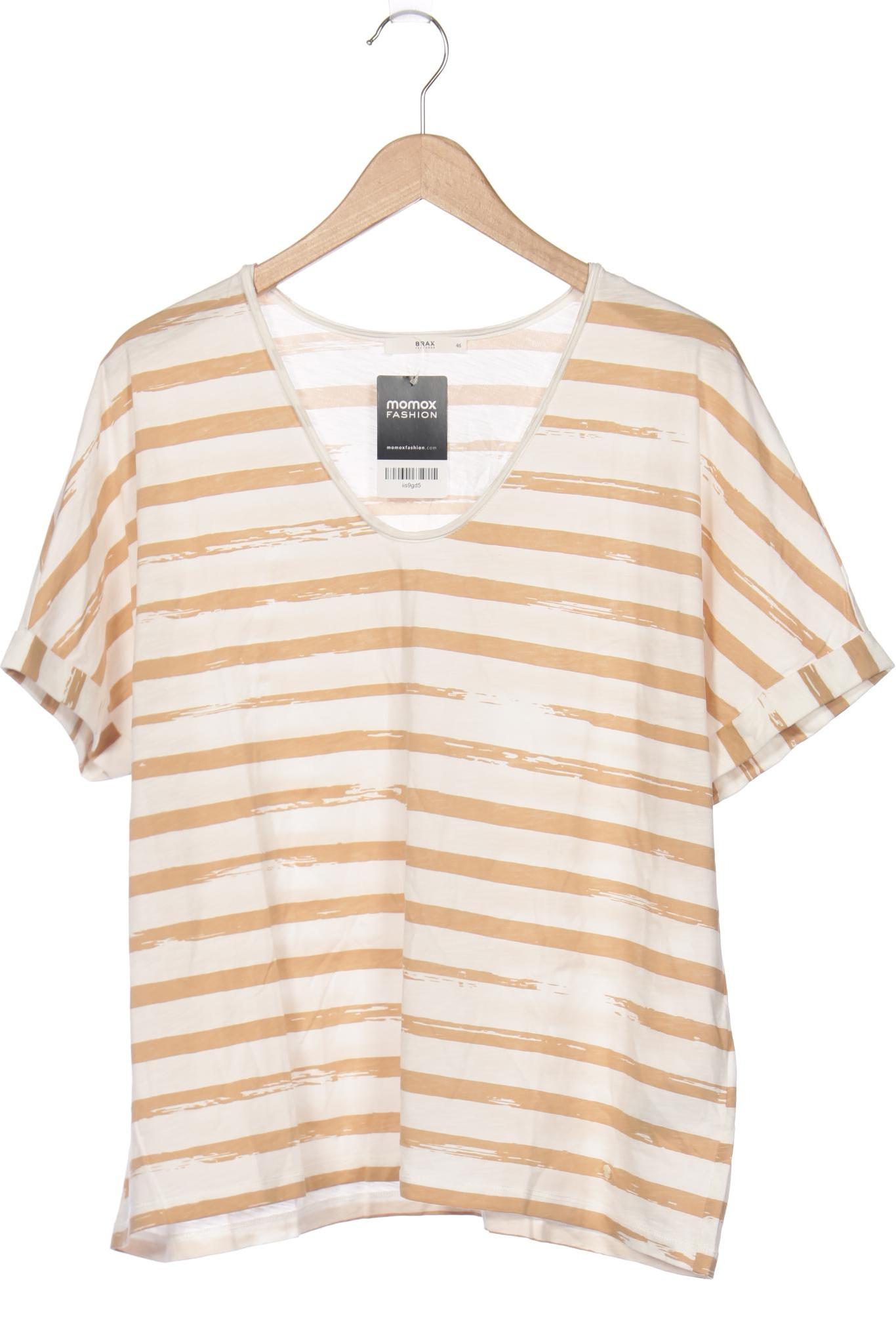 

Brax Damen T-Shirt, beige, Gr. 46