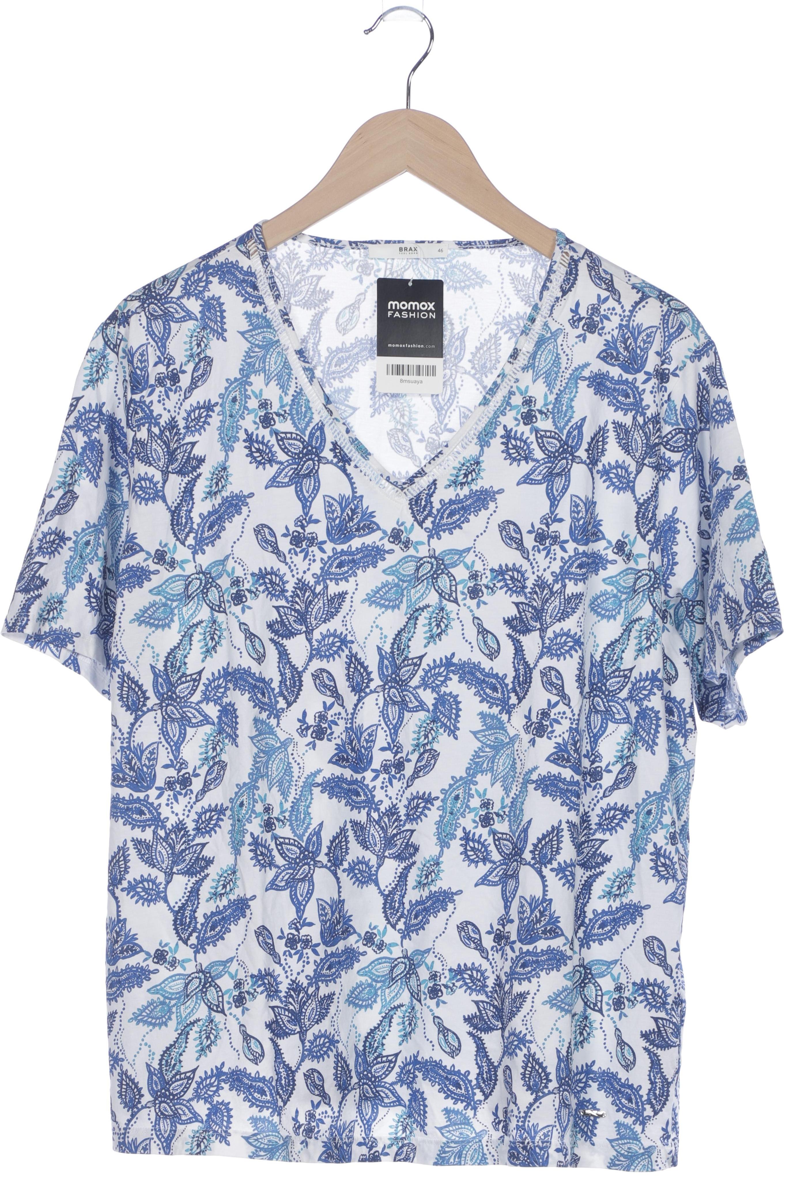 

Brax Damen T-Shirt, blau, Gr. 46