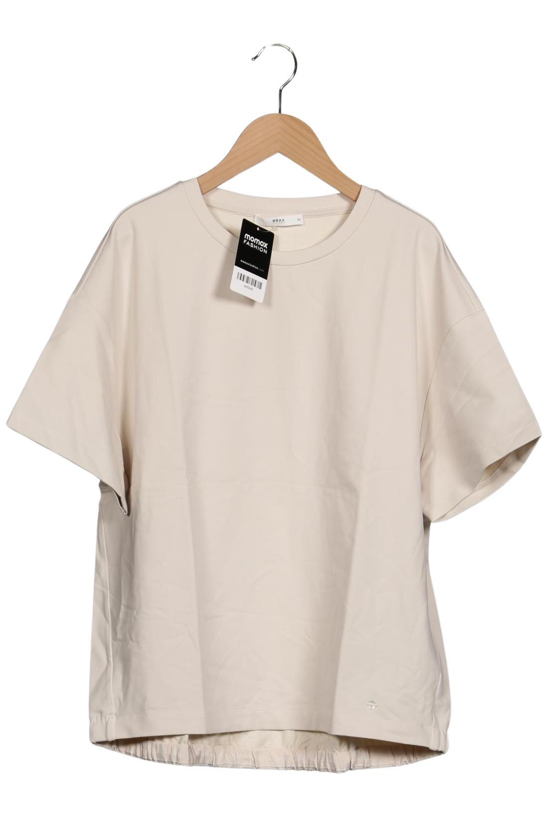 

Brax Damen T-Shirt, cremeweiß, Gr. 40