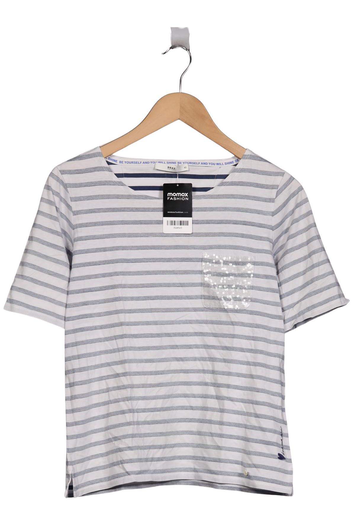 

Brax Damen T-Shirt, weiß, Gr. 40