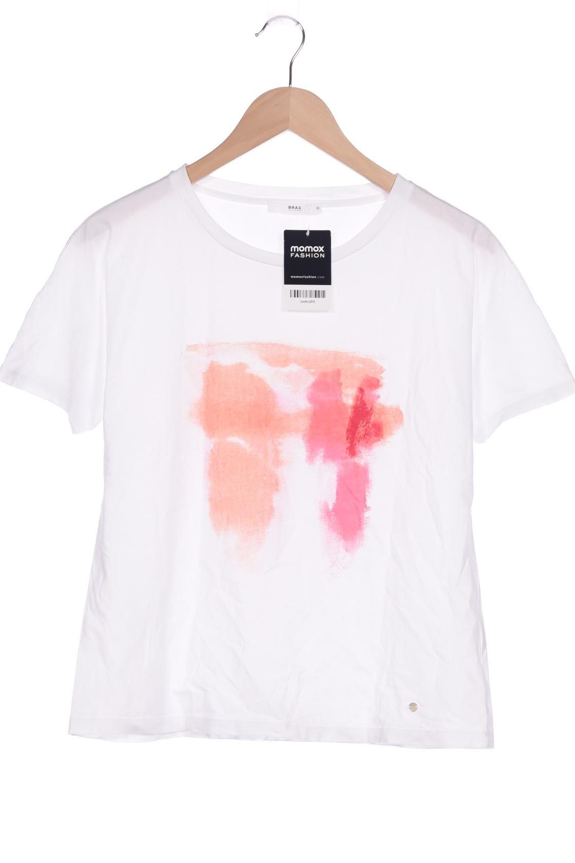 

Brax Damen T-Shirt, weiß, Gr. 38
