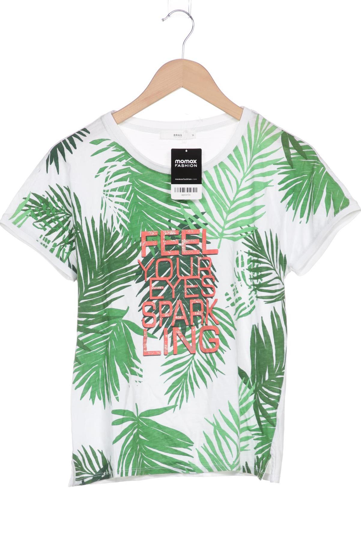 

Brax Damen T-Shirt, weiß, Gr. 36