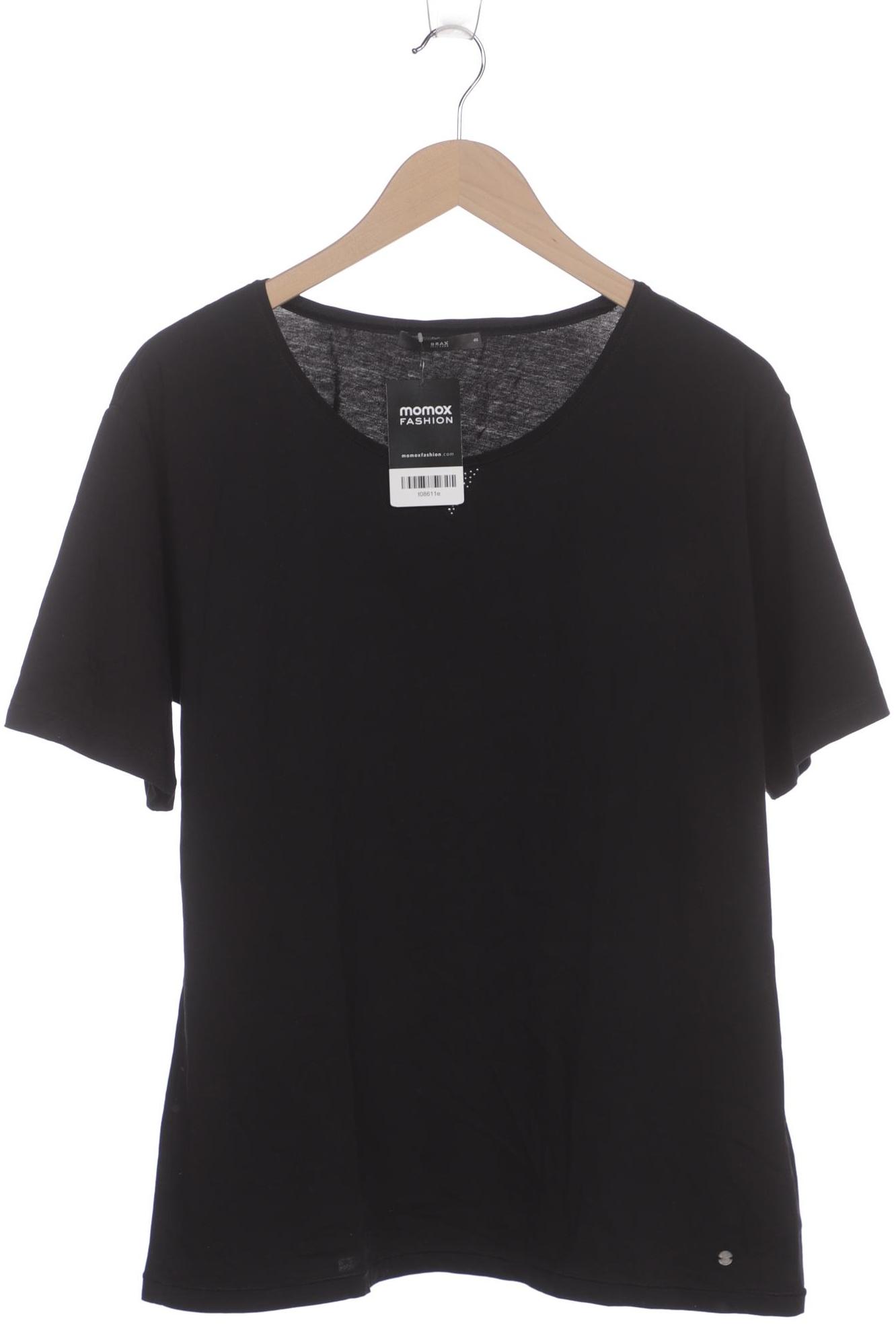 

Brax Damen T-Shirt, schwarz, Gr. 46