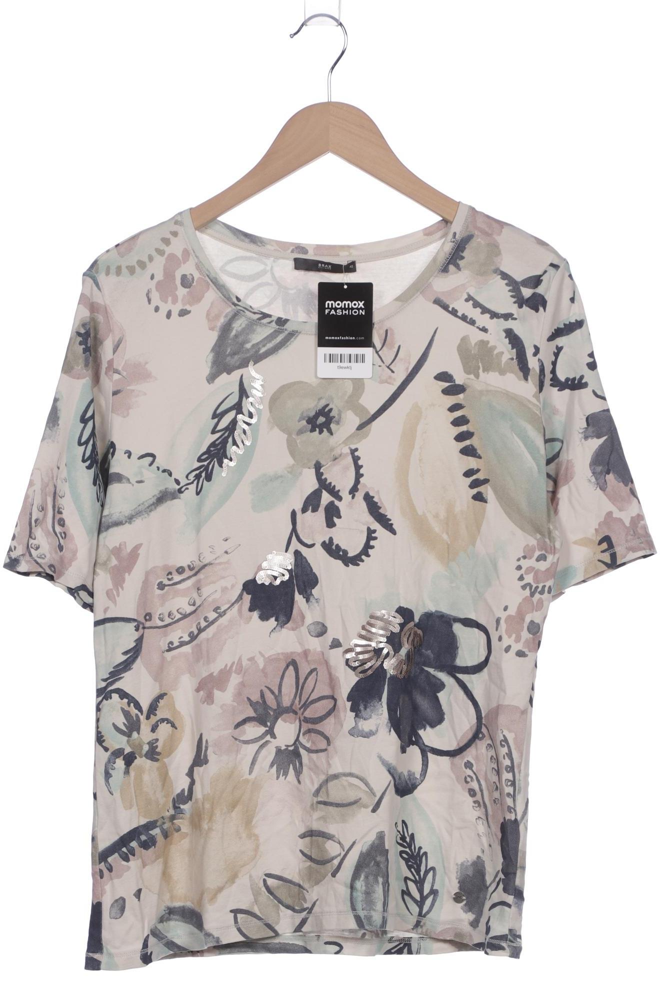 

Brax Damen T-Shirt, beige, Gr. 42