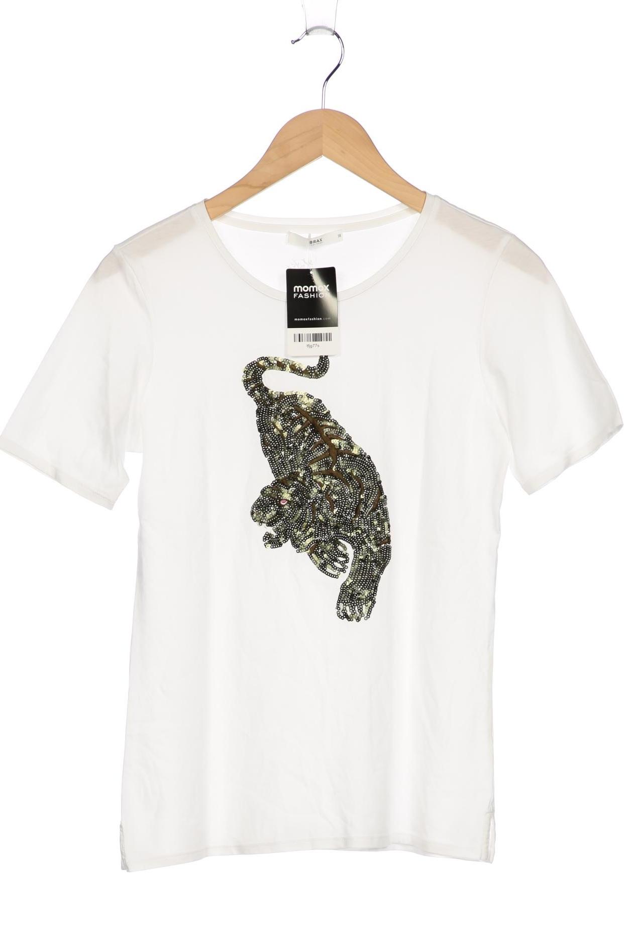 

Brax Damen T-Shirt, weiß, Gr. 38