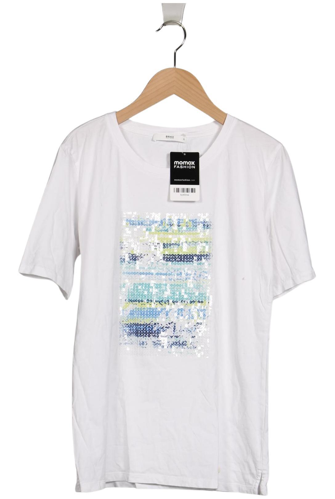 

Brax Damen T-Shirt, weiß, Gr. 38