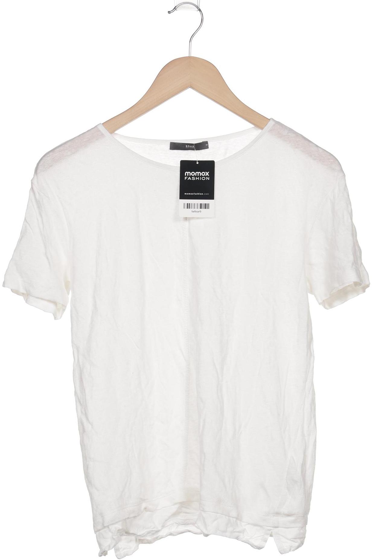 

Brax Damen T-Shirt, weiß, Gr. 38