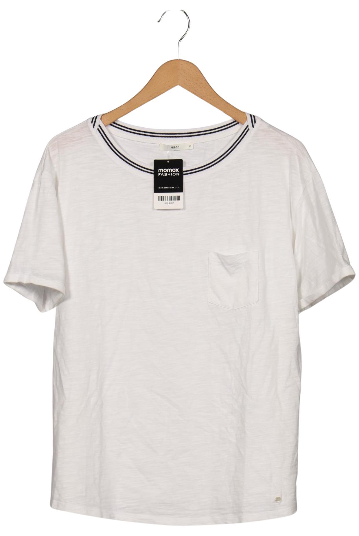 

Brax Damen T-Shirt, weiß, Gr. 44