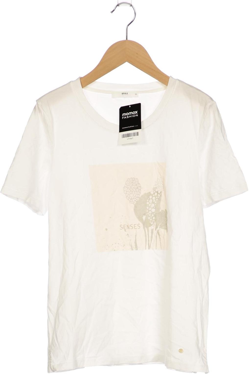 

Brax Damen T-Shirt, weiß, Gr. 36