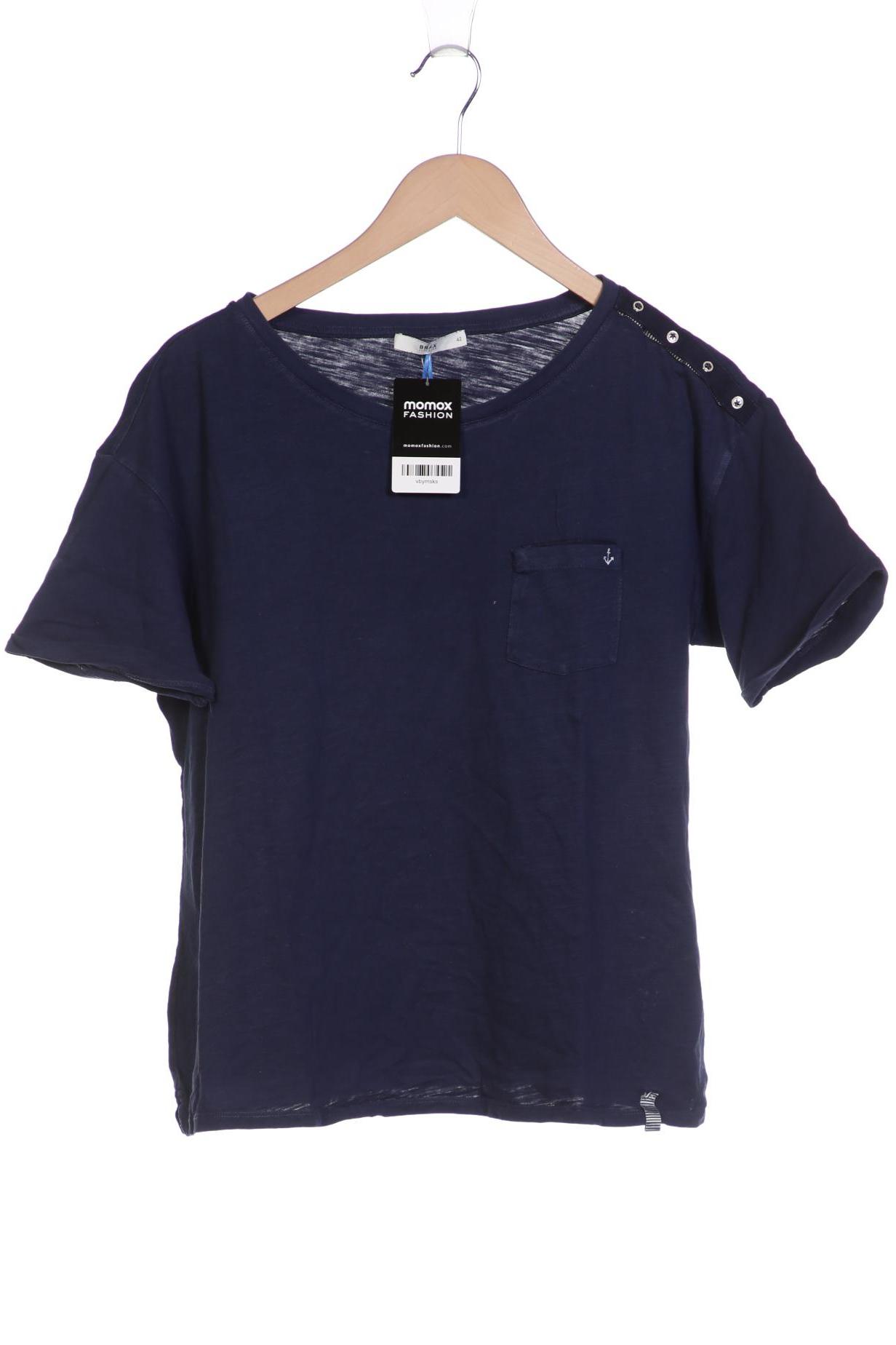 

Brax Damen T-Shirt, marineblau, Gr. 42