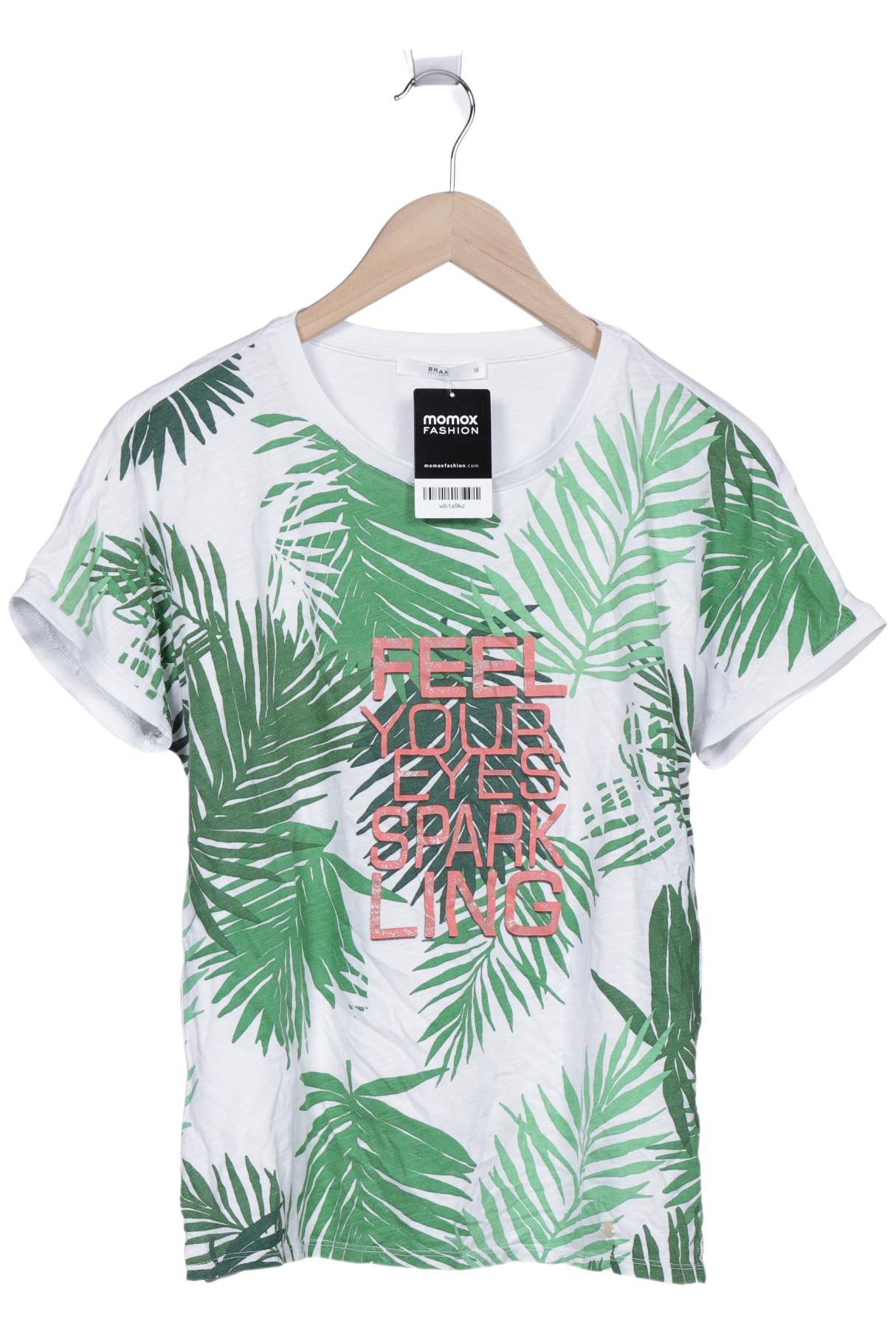 

Brax Damen T-Shirt, weiß, Gr. 38