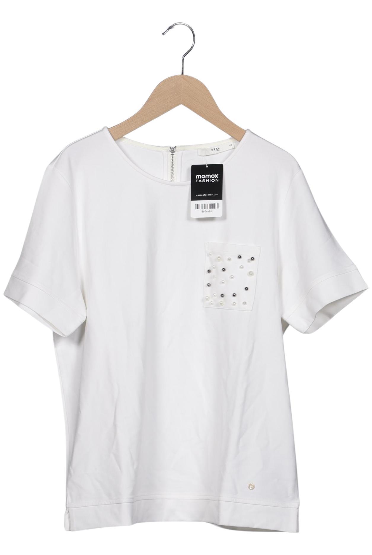 

Brax Damen T-Shirt, weiß, Gr. 40