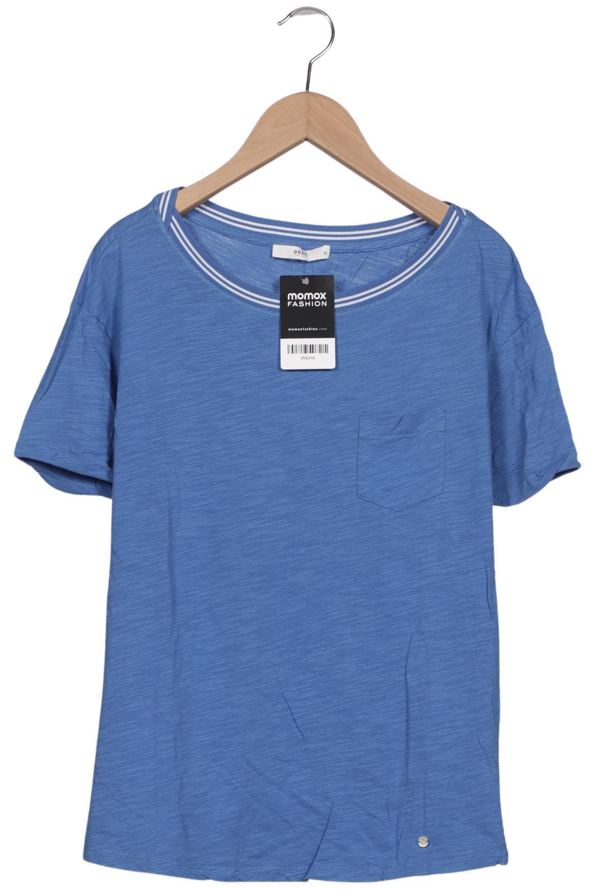 

Brax Damen T-Shirt, blau, Gr. 36