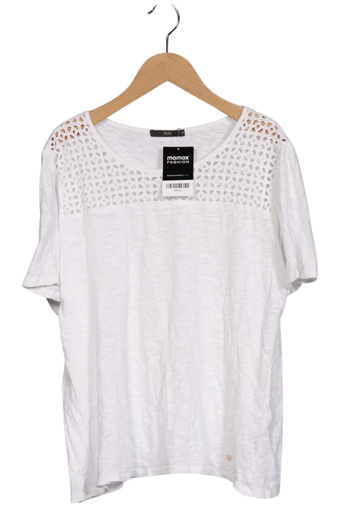 

Brax Damen T-Shirt, weiß, Gr. 44