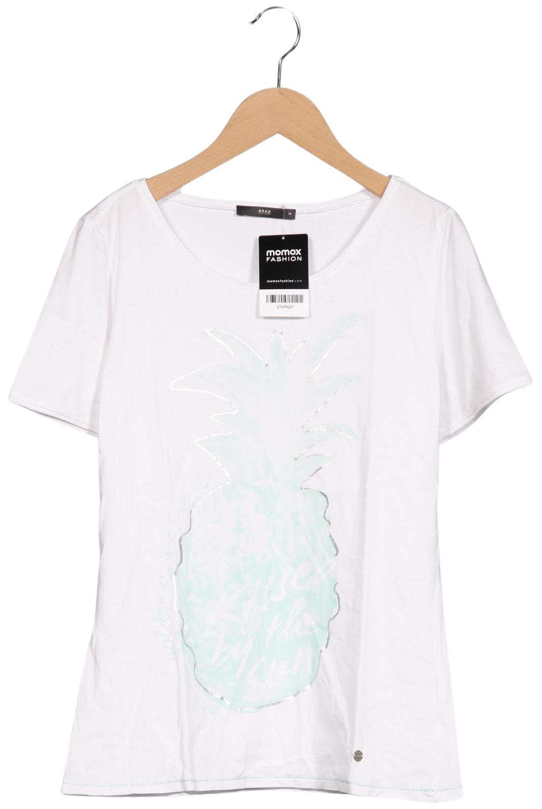 

Brax Damen T-Shirt, weiß, Gr. 38