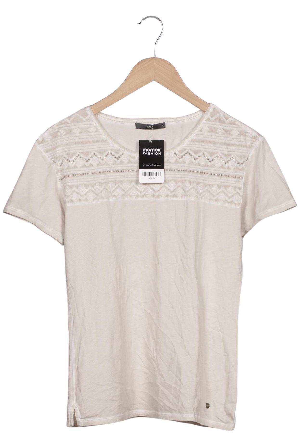 

Brax Damen T-Shirt, beige, Gr. 38