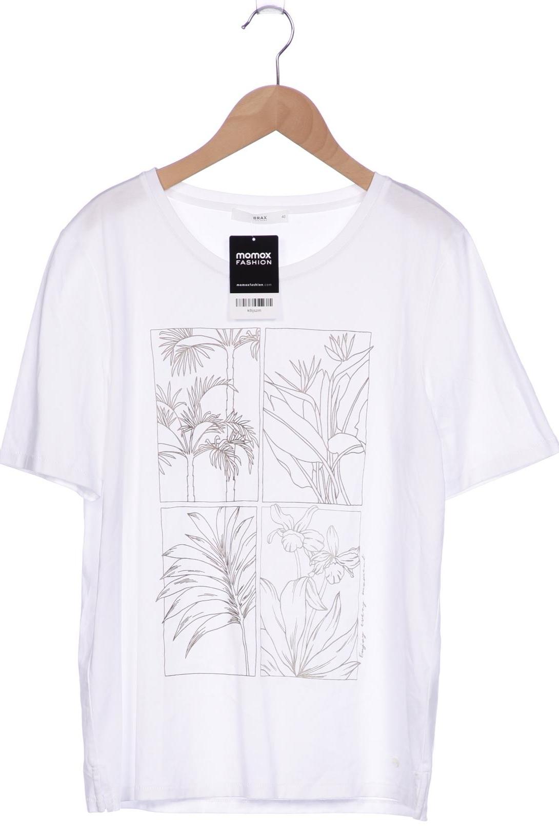 

Brax Damen T-Shirt, weiß, Gr. 40