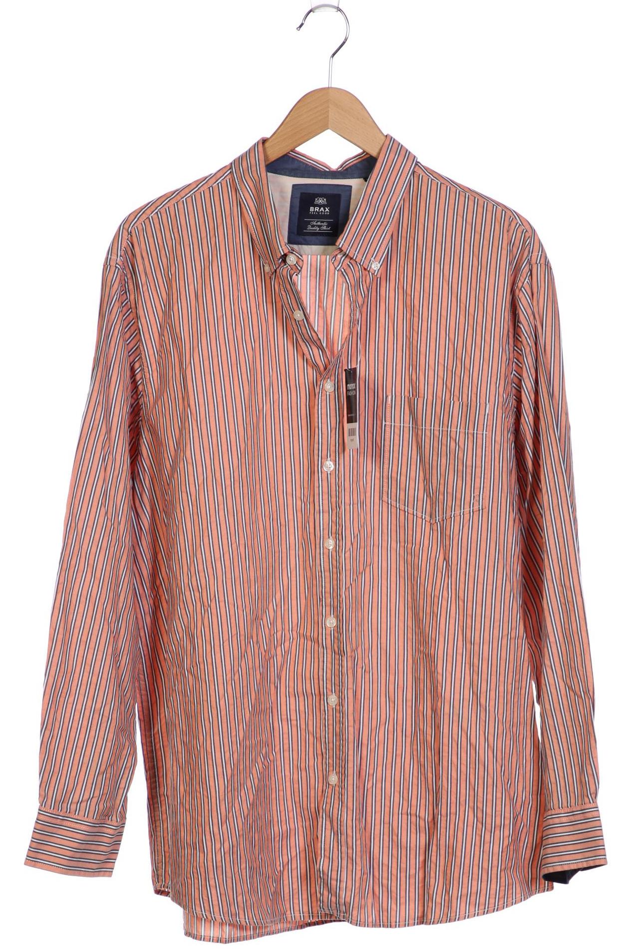

Brax Herren Hemd, orange, Gr. 56