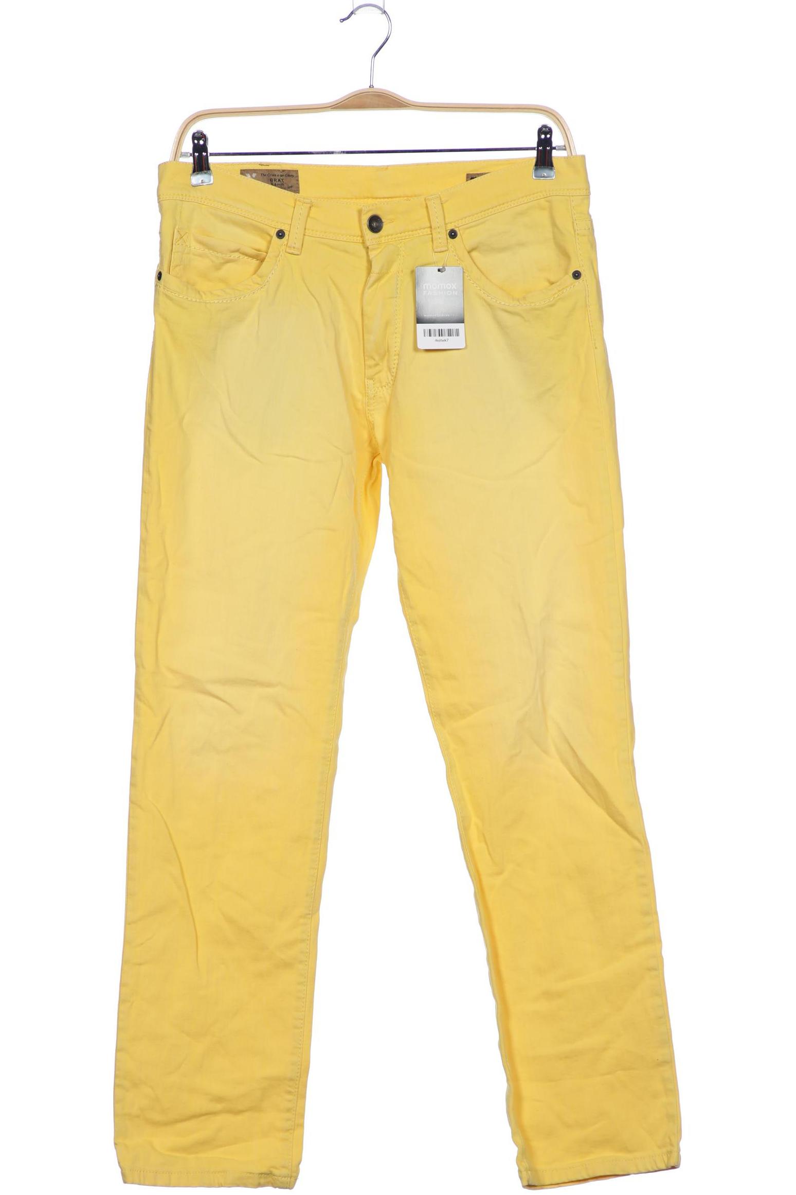 

Brax Herren Jeans, gelb, Gr. 35
