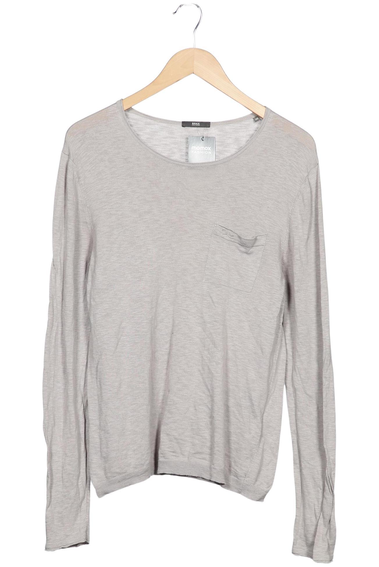 

Brax Herren Langarmshirt, grau, Gr. 48