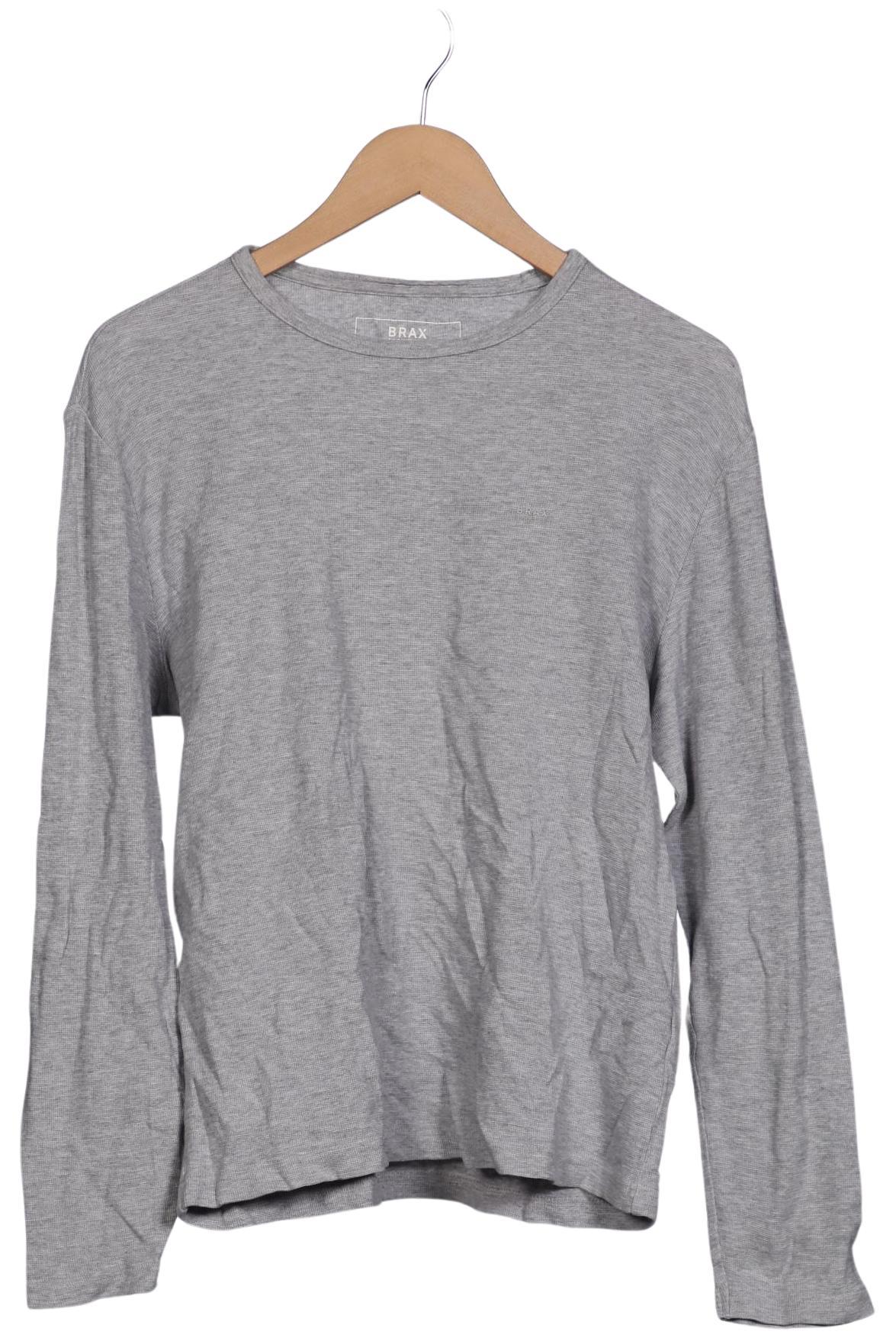 Thumbnail - Brax Herren Langarmshirt, grau, Gr. 48