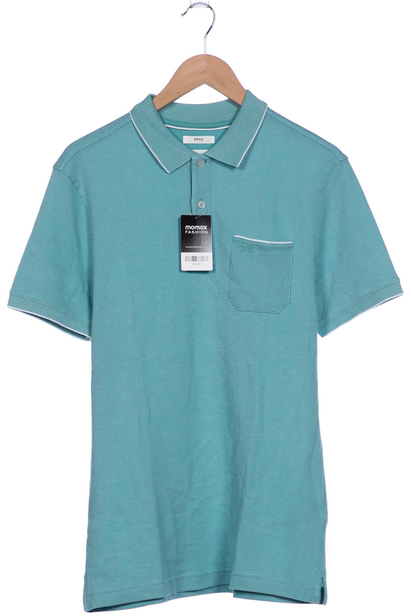 

Brax Herren Poloshirt, türkis, Gr. 48