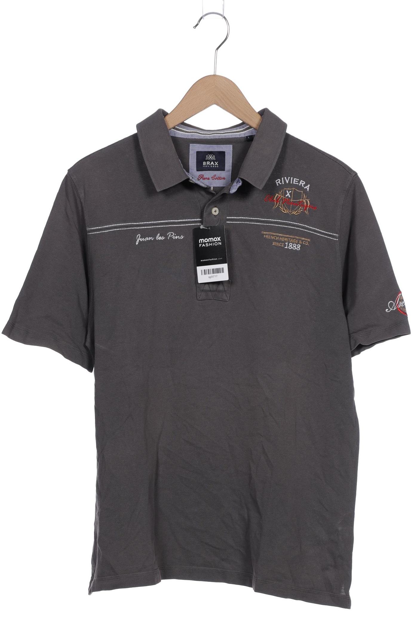 

Brax Herren Poloshirt, grau, Gr. 52