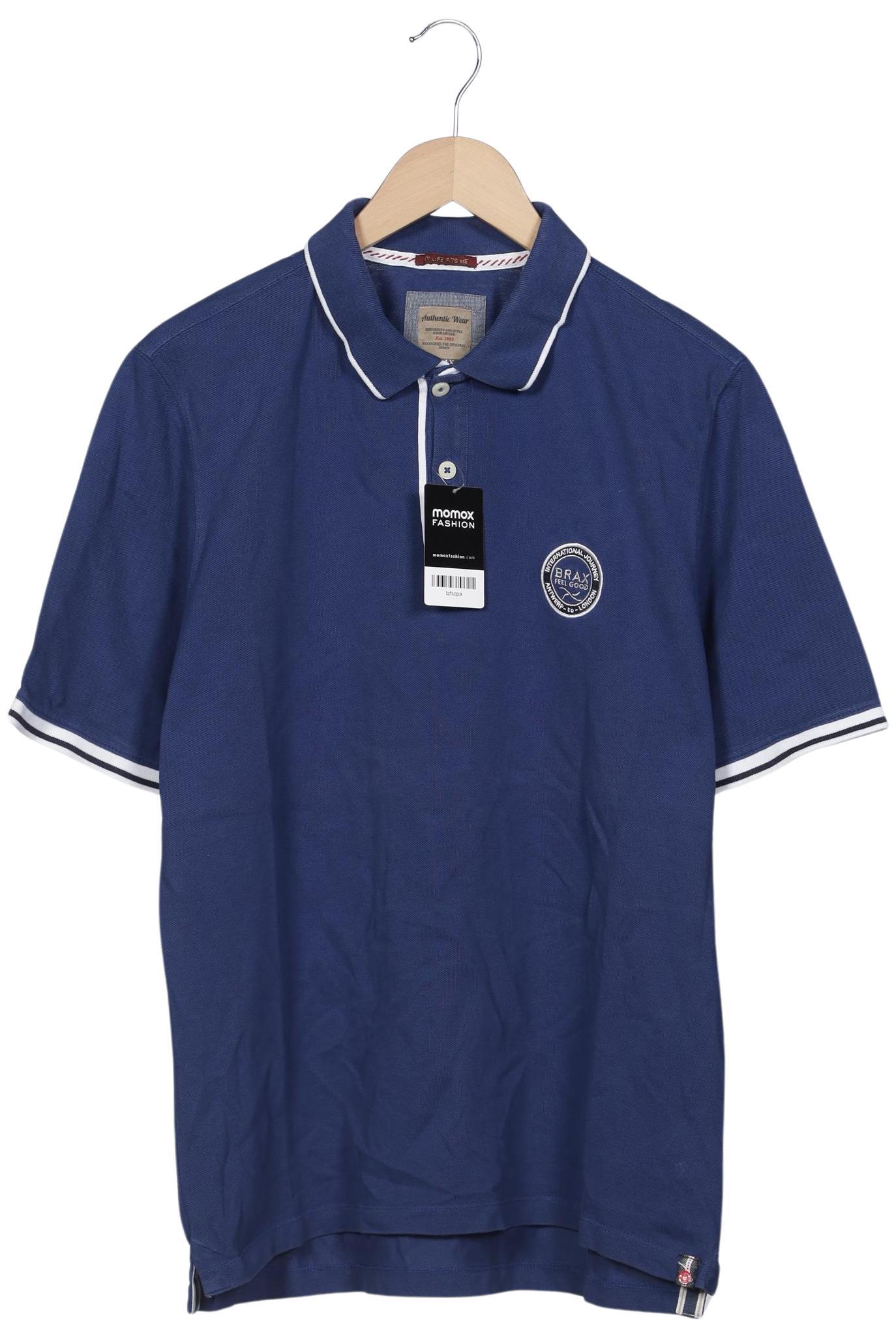 

Brax Herren Poloshirt, blau, Gr. 52