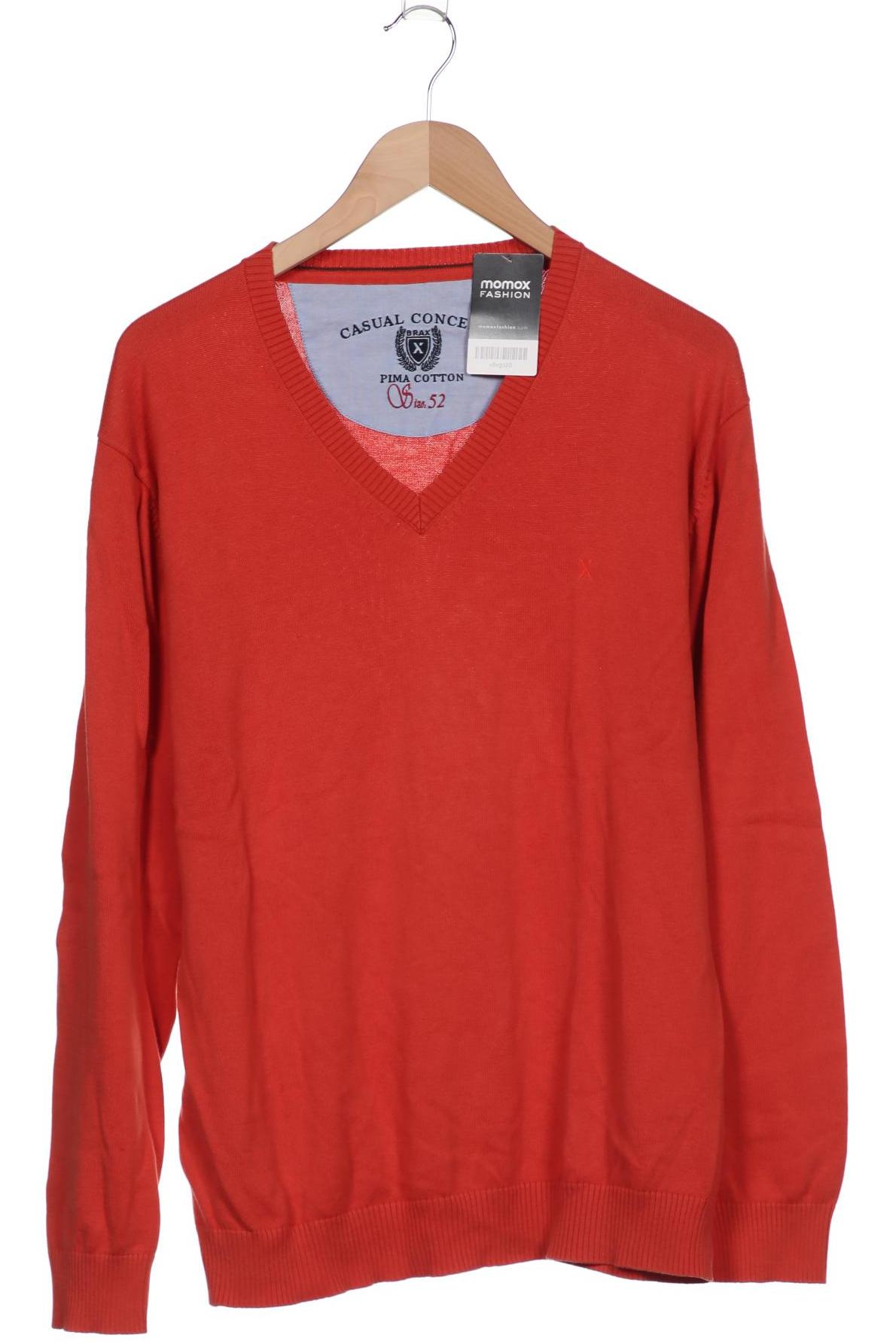 

Brax Herren Pullover, orange, Gr. 52