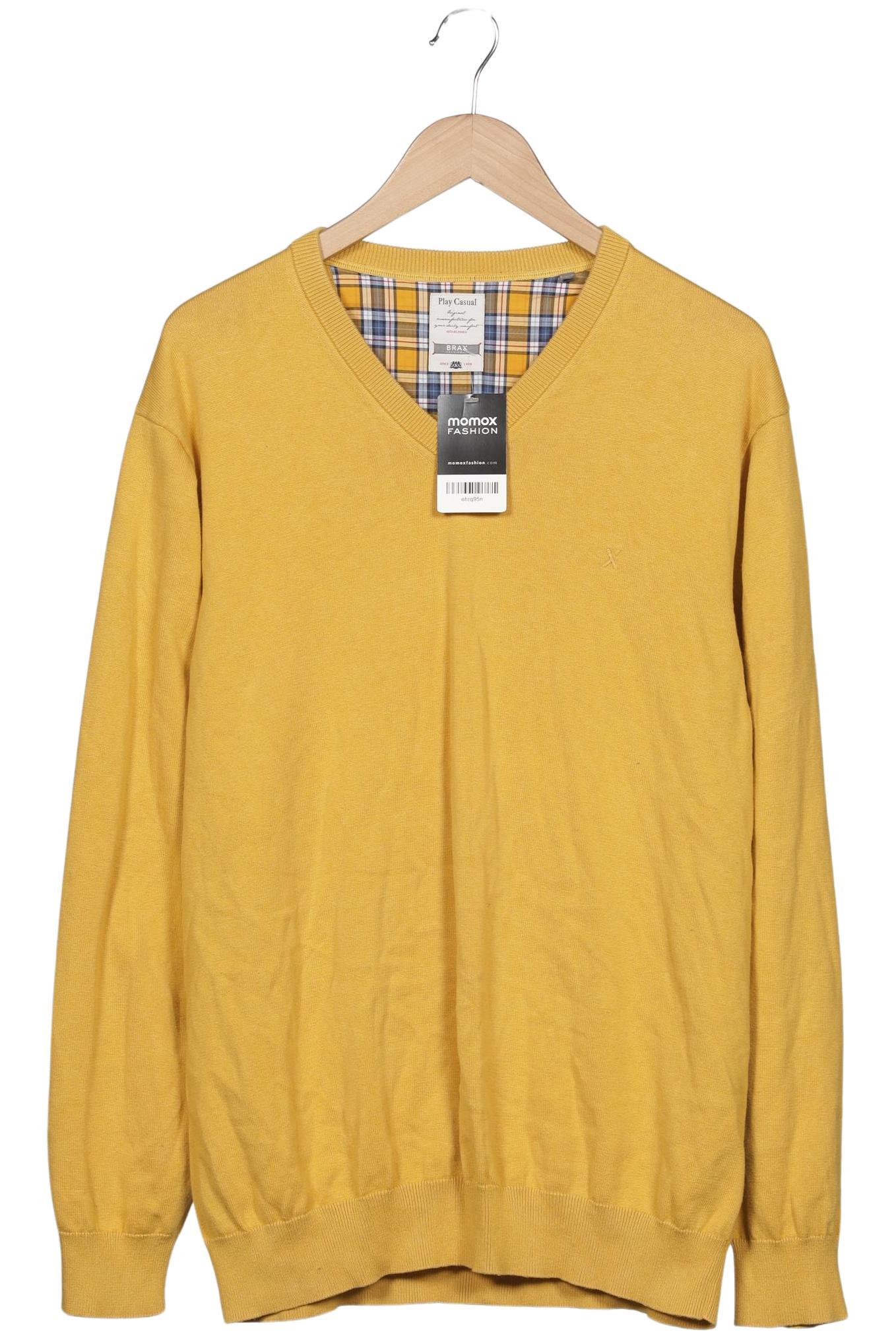 

Brax Herren Pullover, gelb, Gr. 56