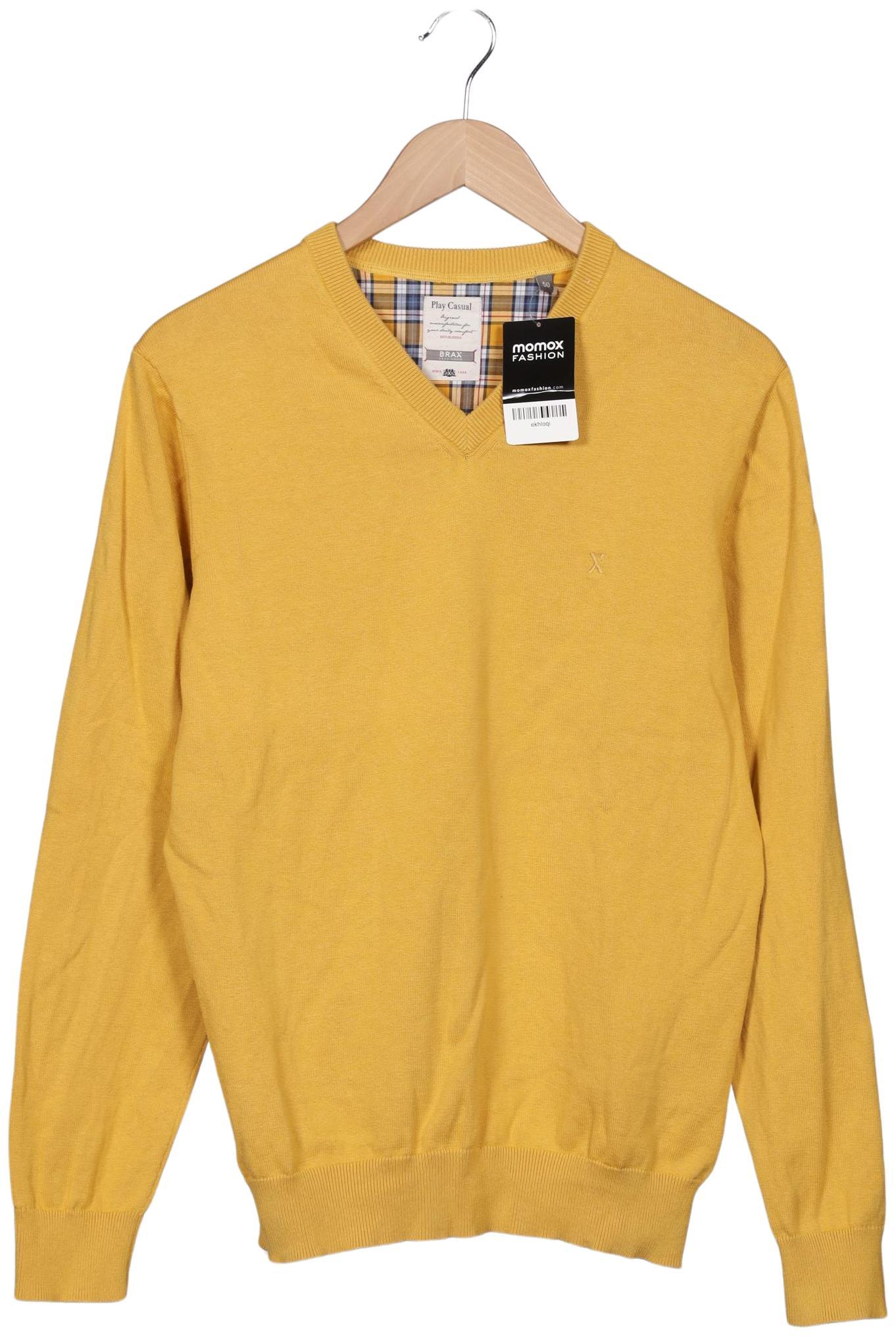 

Brax Herren Pullover, gelb, Gr. 50