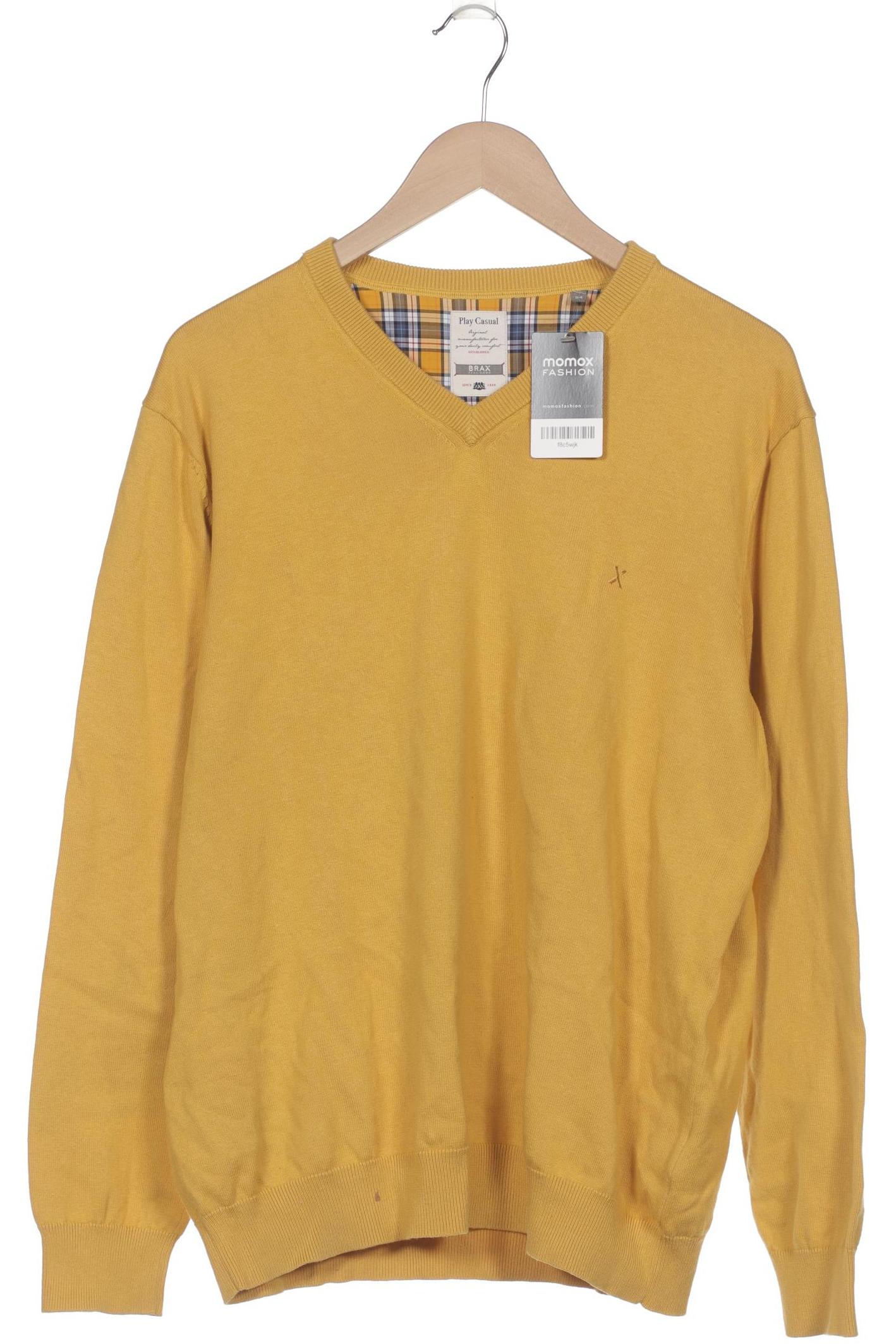 

Brax Herren Pullover, gelb, Gr. 54