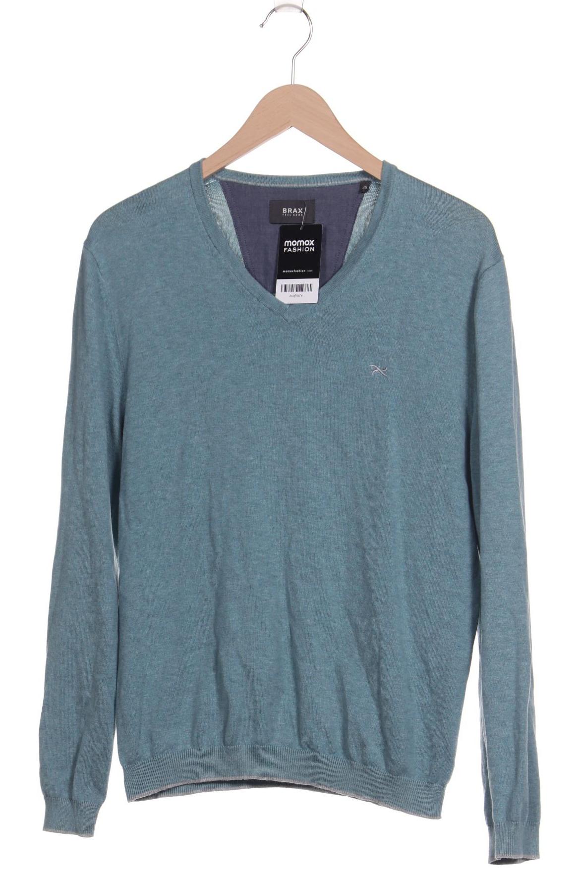 

Brax Herren Pullover, türkis, Gr. 48