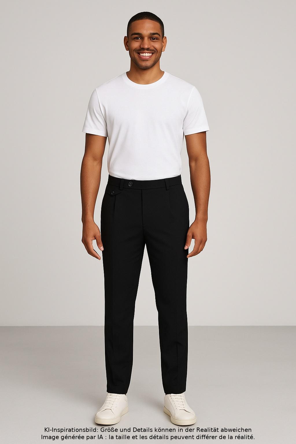 

Brax Herren Stoffhose, schwarz, Gr. 46