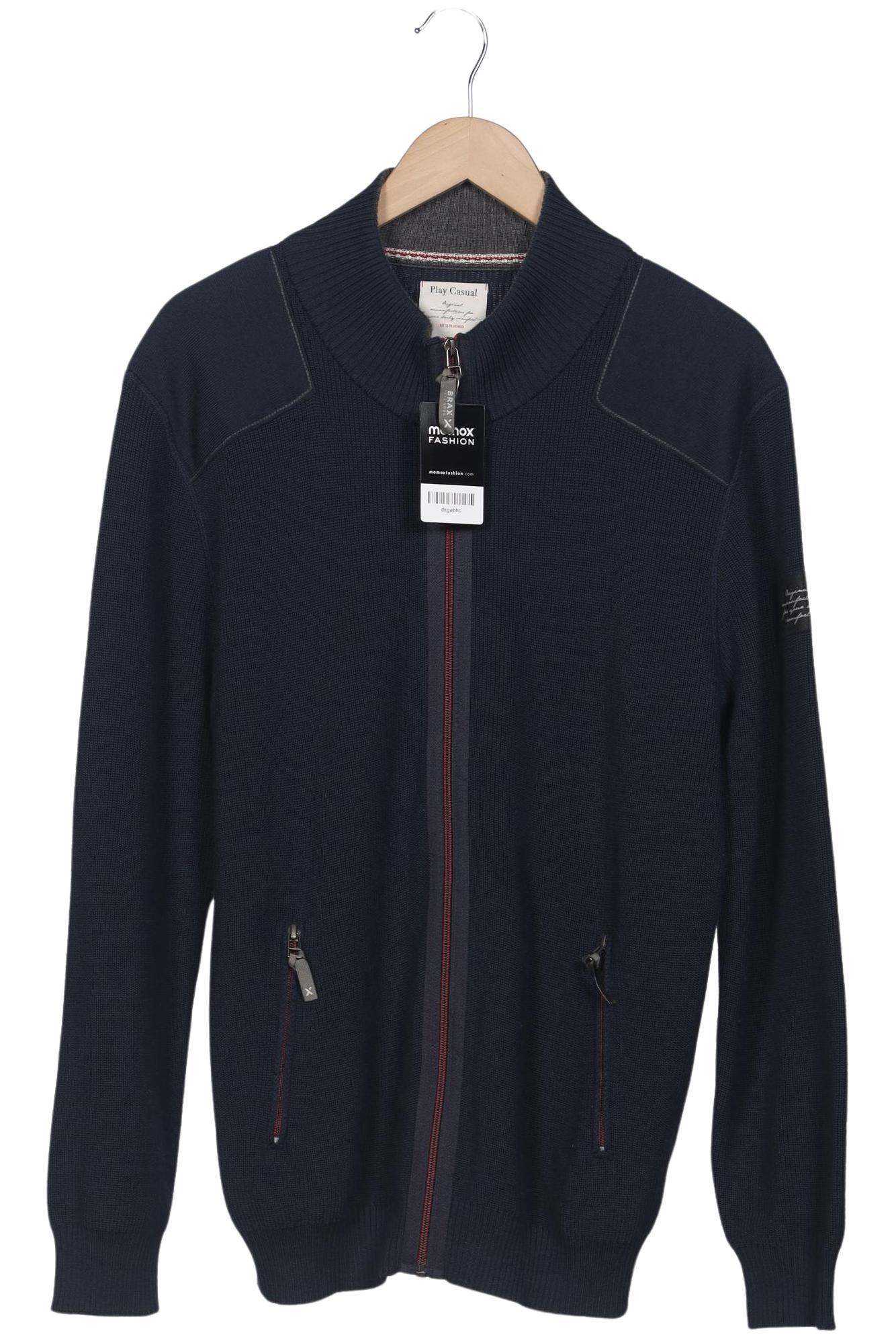 

Brax Herren Strickjacke, marineblau, Gr. 52