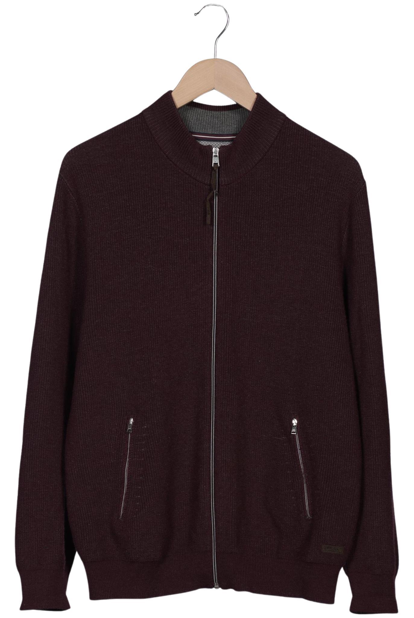 

Brax Herren Strickjacke, bordeaux, Gr. 52