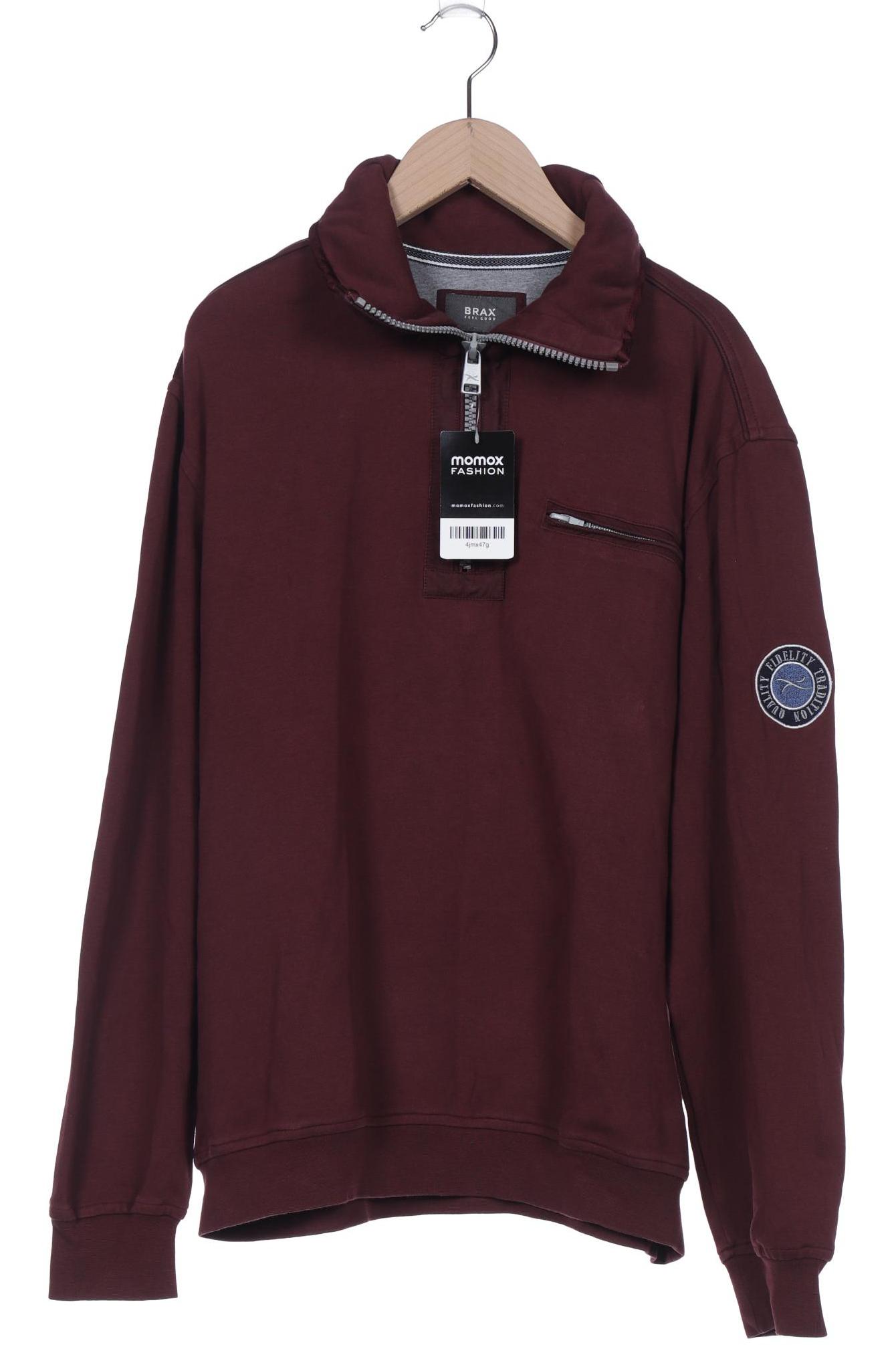 

Brax Herren Sweatshirt, bordeaux, Gr. 48