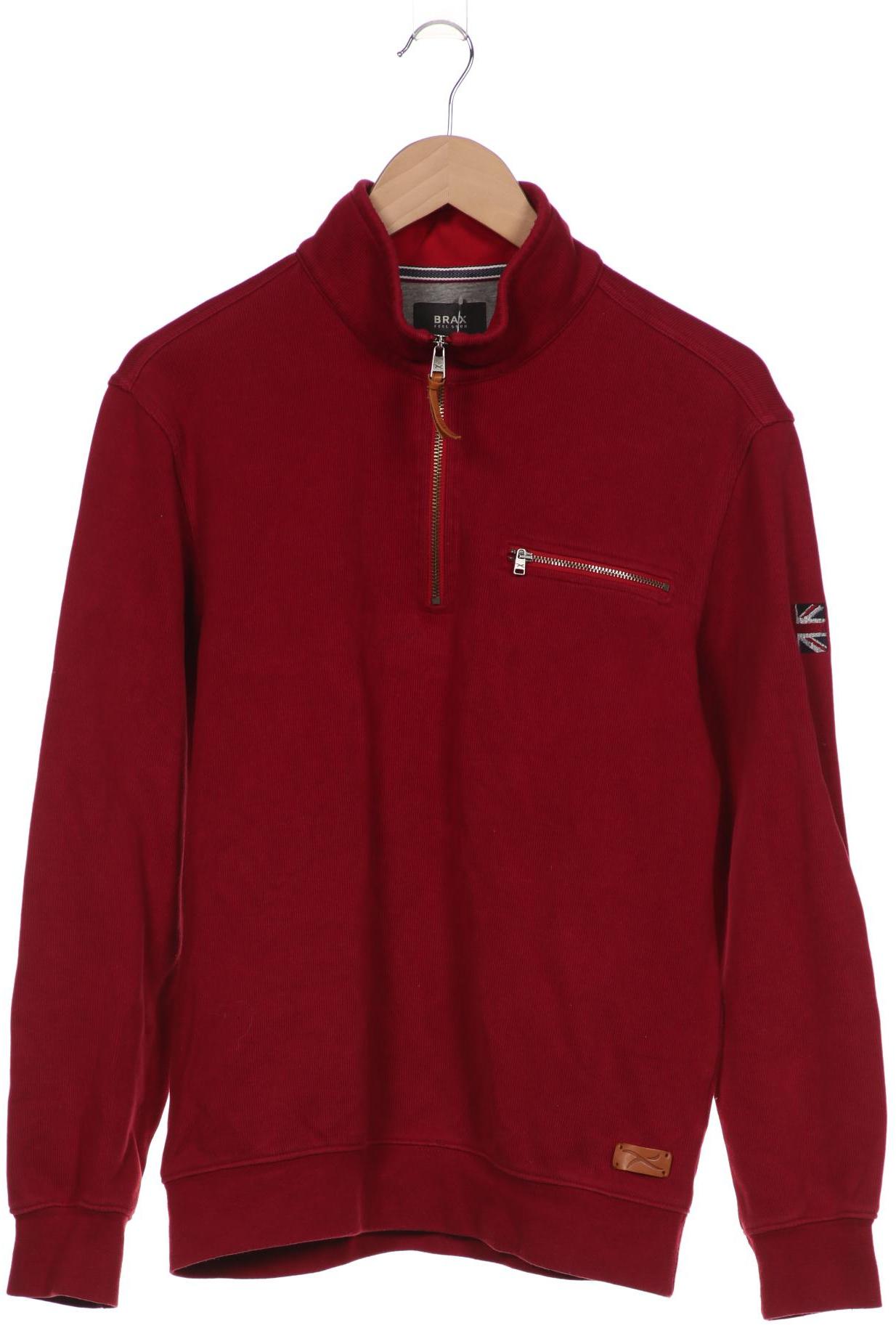 

Brax Herren Sweatshirt, bordeaux, Gr. 46
