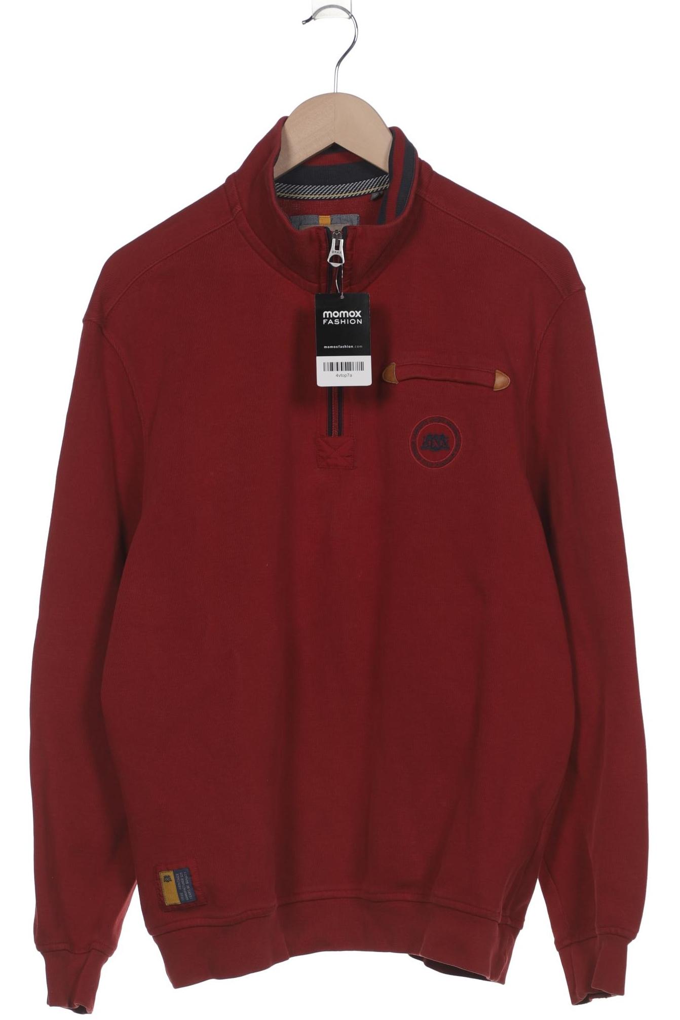 

Brax Herren Sweatshirt, bordeaux, Gr. 54