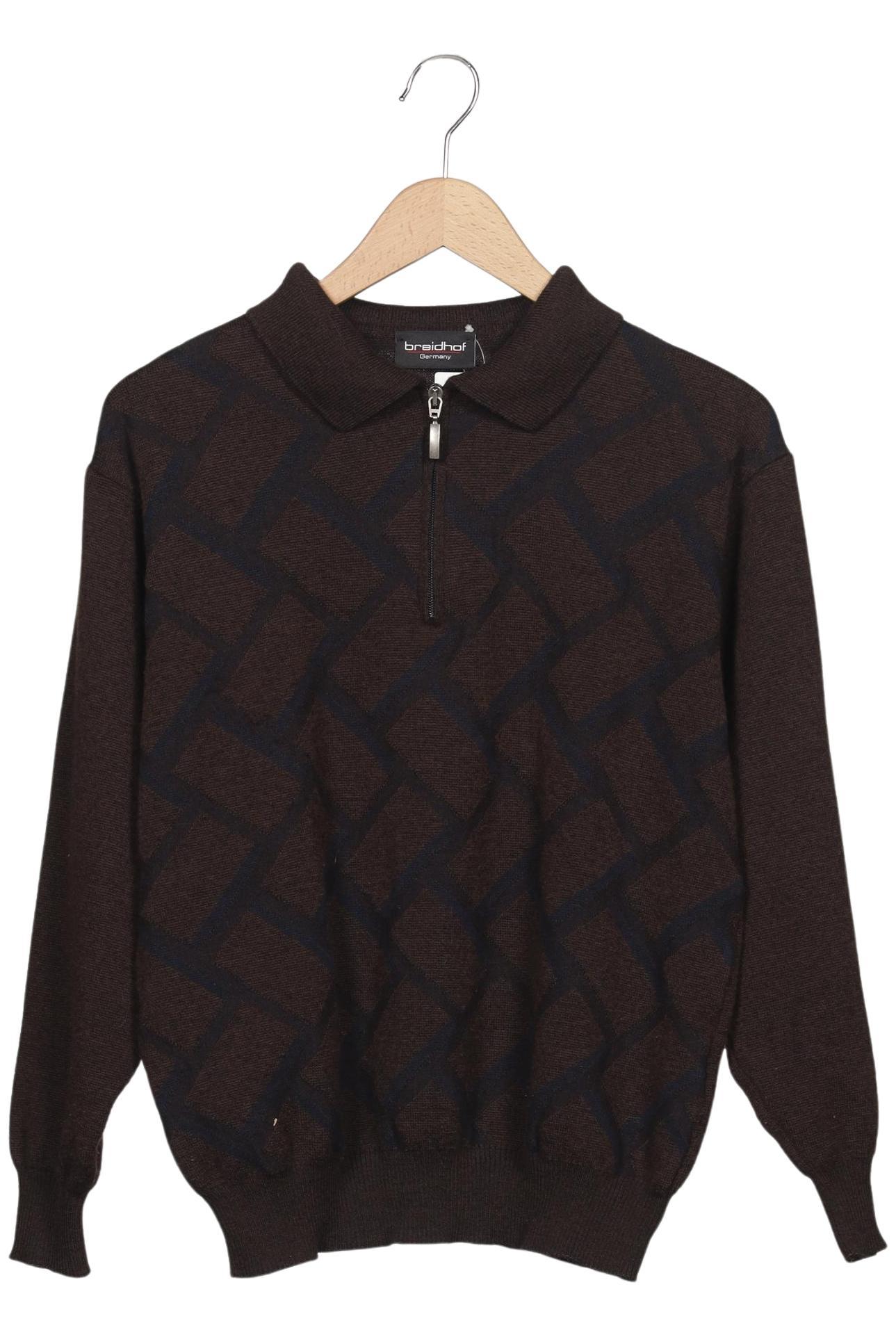 

breidhof Herren Pullover, braun, Gr. 48