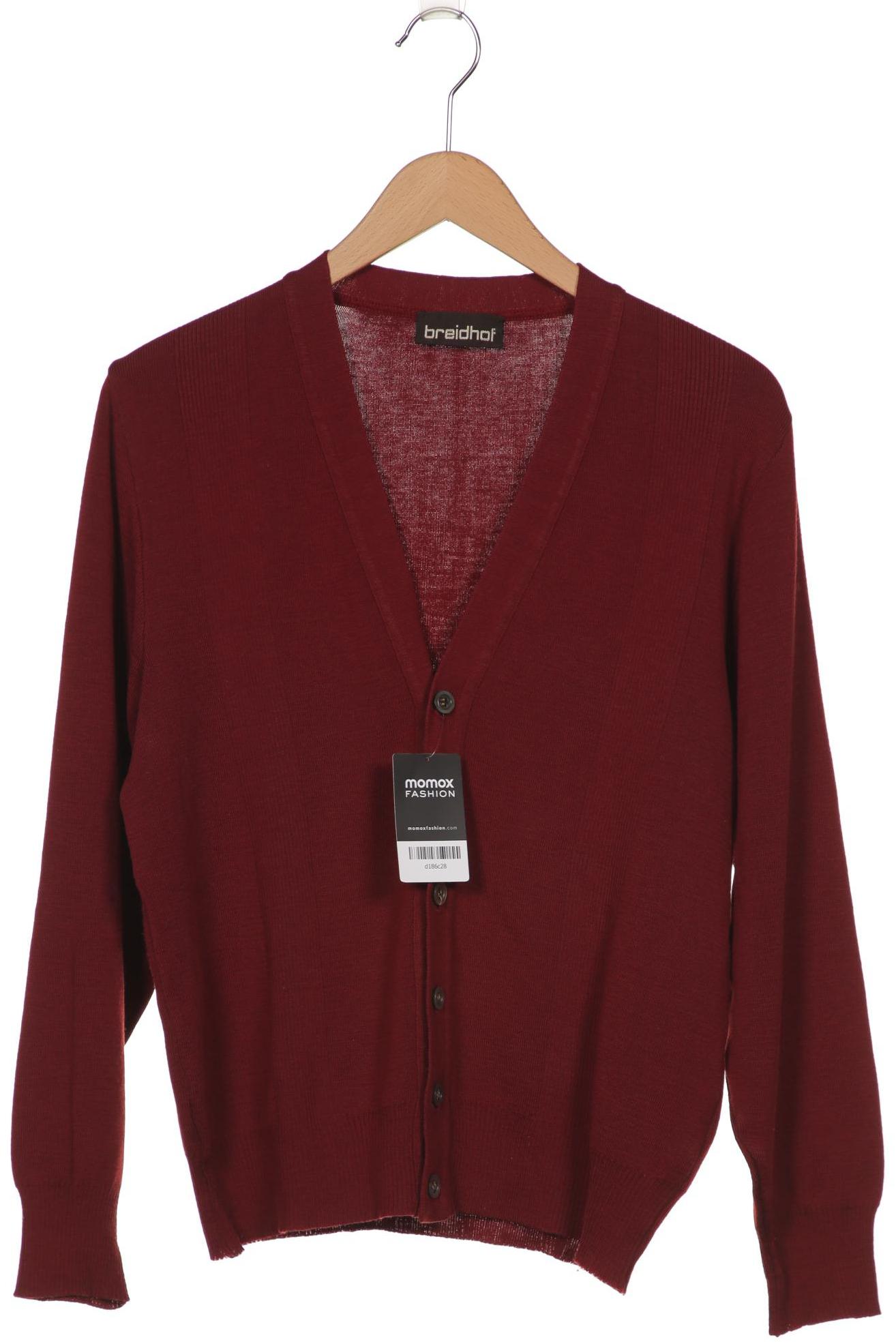 

breidhof Herren Strickjacke, bordeaux