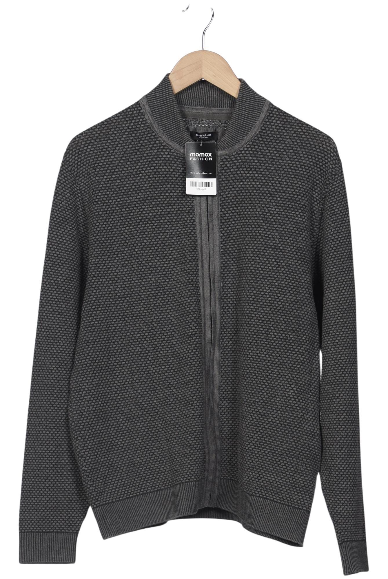 

breidhof Herren Strickjacke, grau, Gr. 52