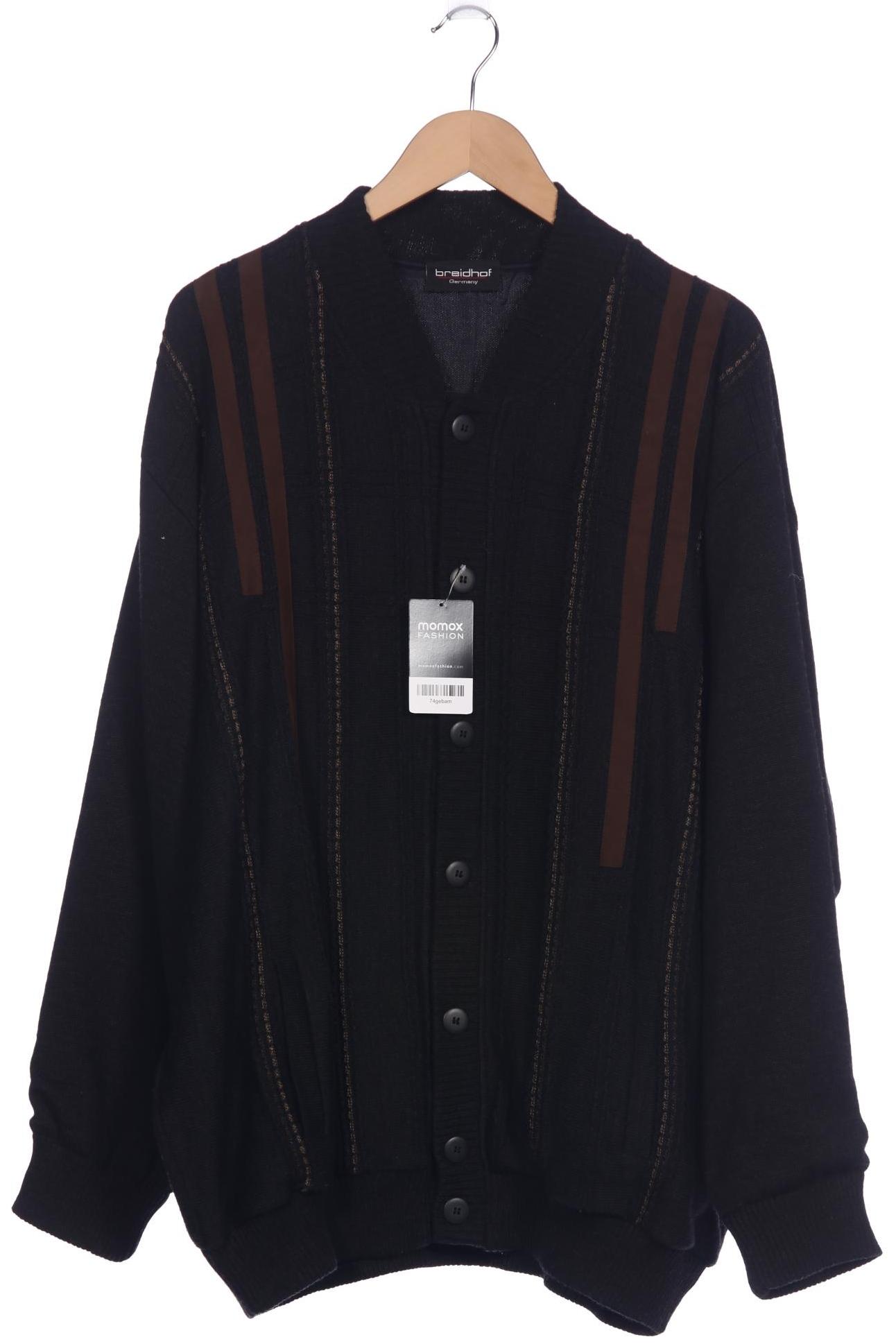 

breidhof Herren Strickjacke, schwarz, Gr. 62