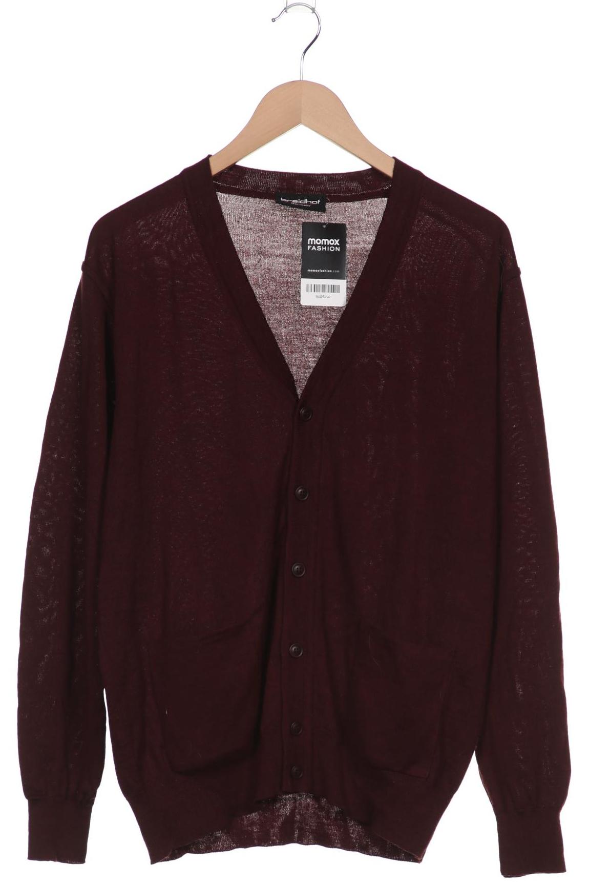 

breidhof Herren Strickjacke, bordeaux