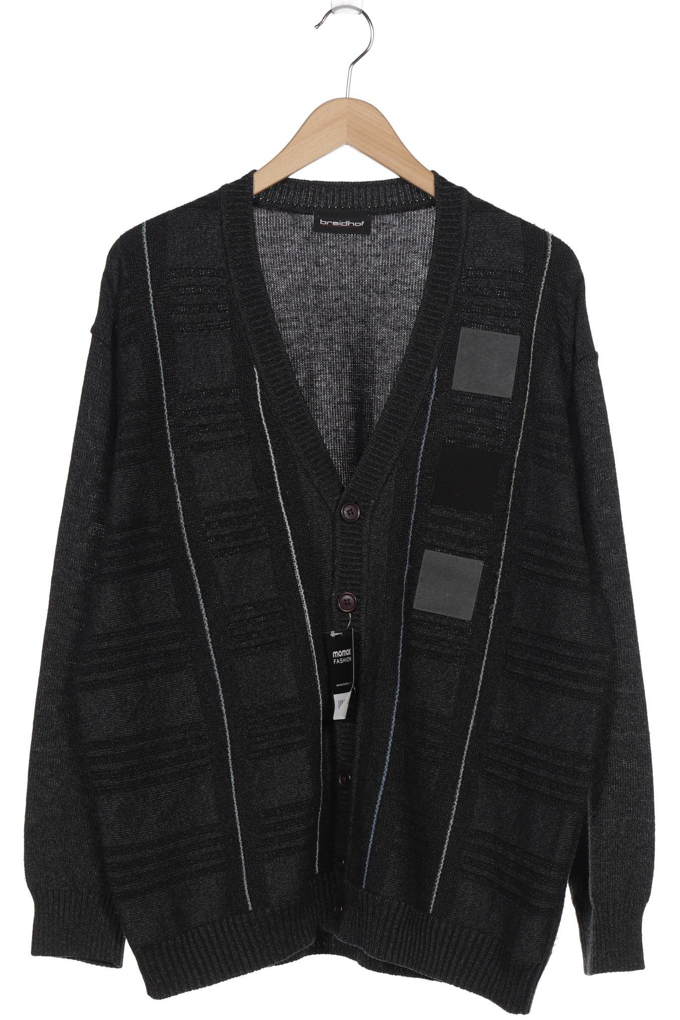 

breidhof Herren Strickjacke, grau, Gr. 56