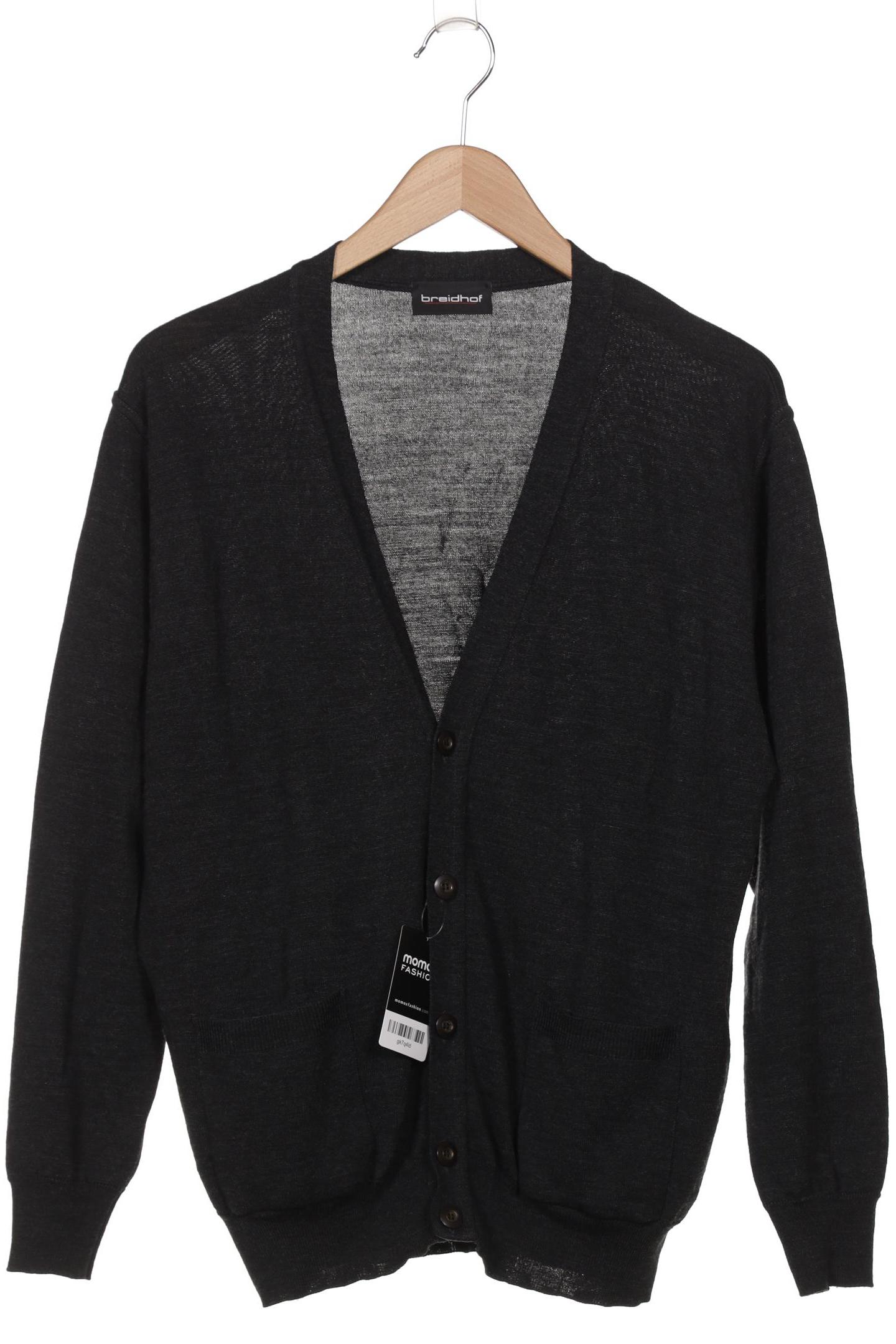 

breidhof Herren Strickjacke, schwarz, Gr. 52