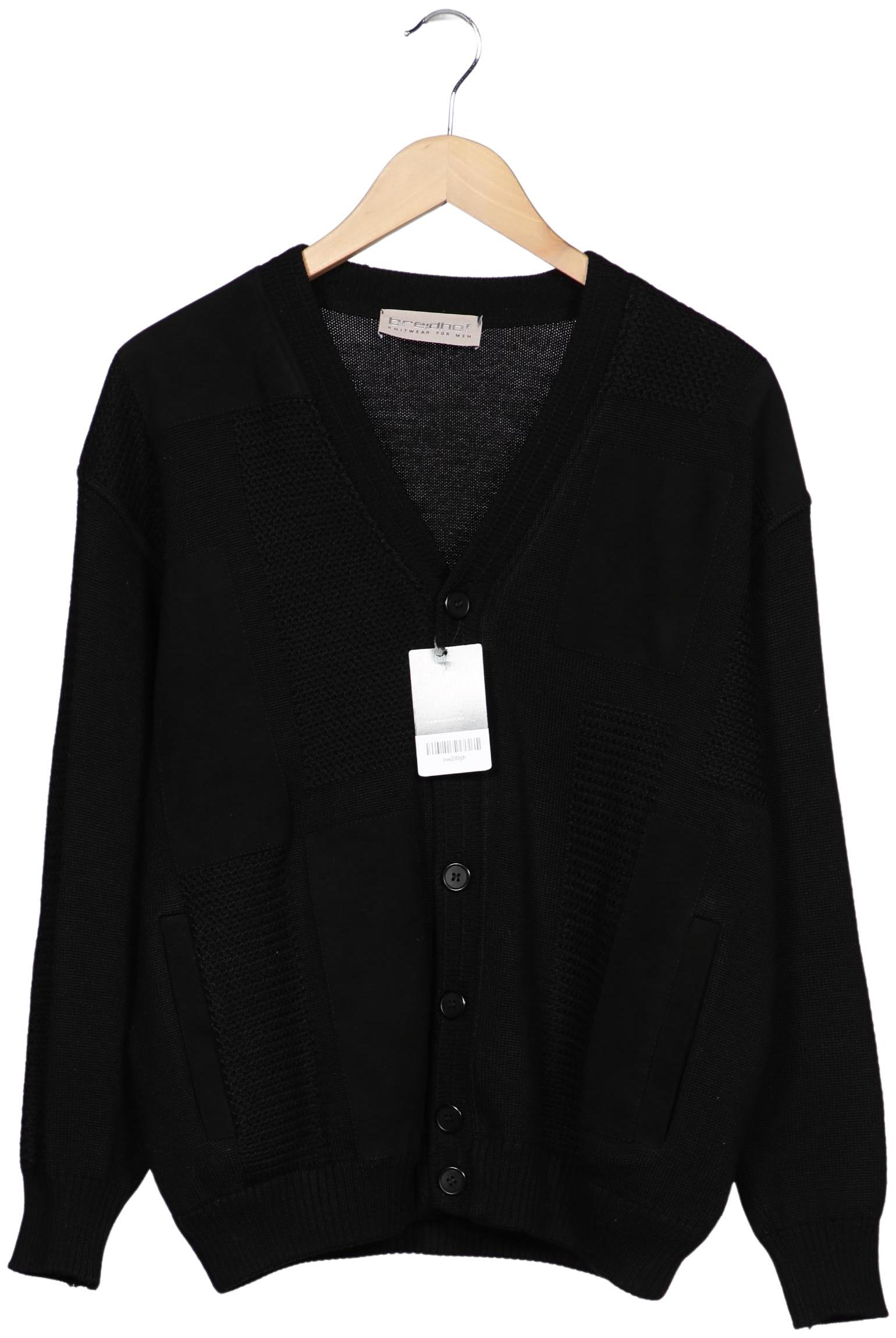 

breidhof Herren Strickjacke, schwarz, Gr. 50