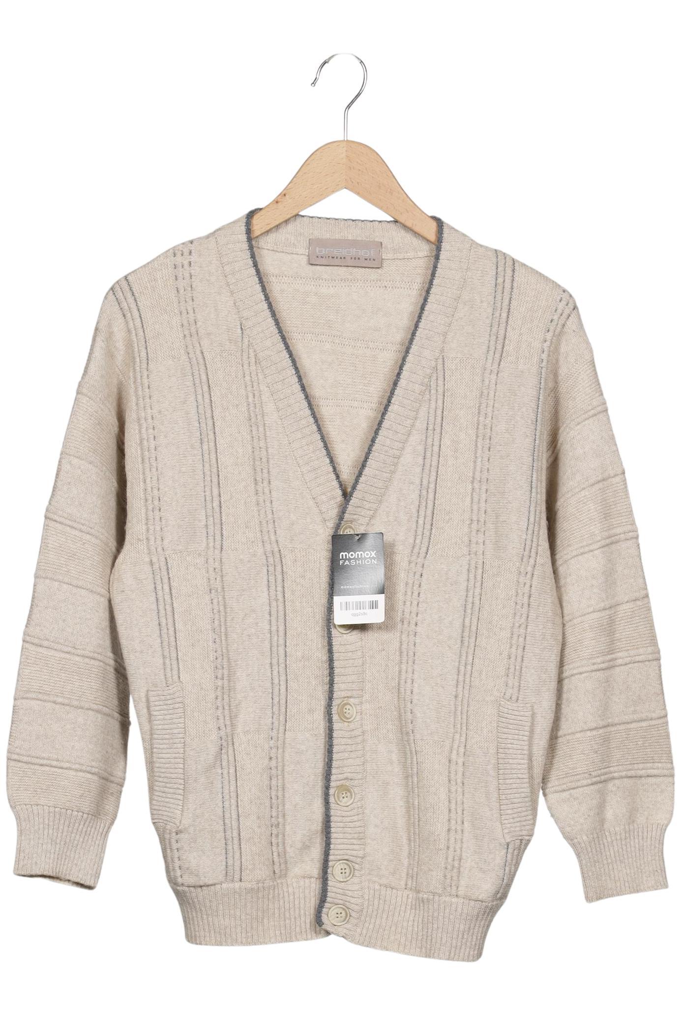 Thumbnail - breidhof Herren Strickjacke, beige, Gr. 48