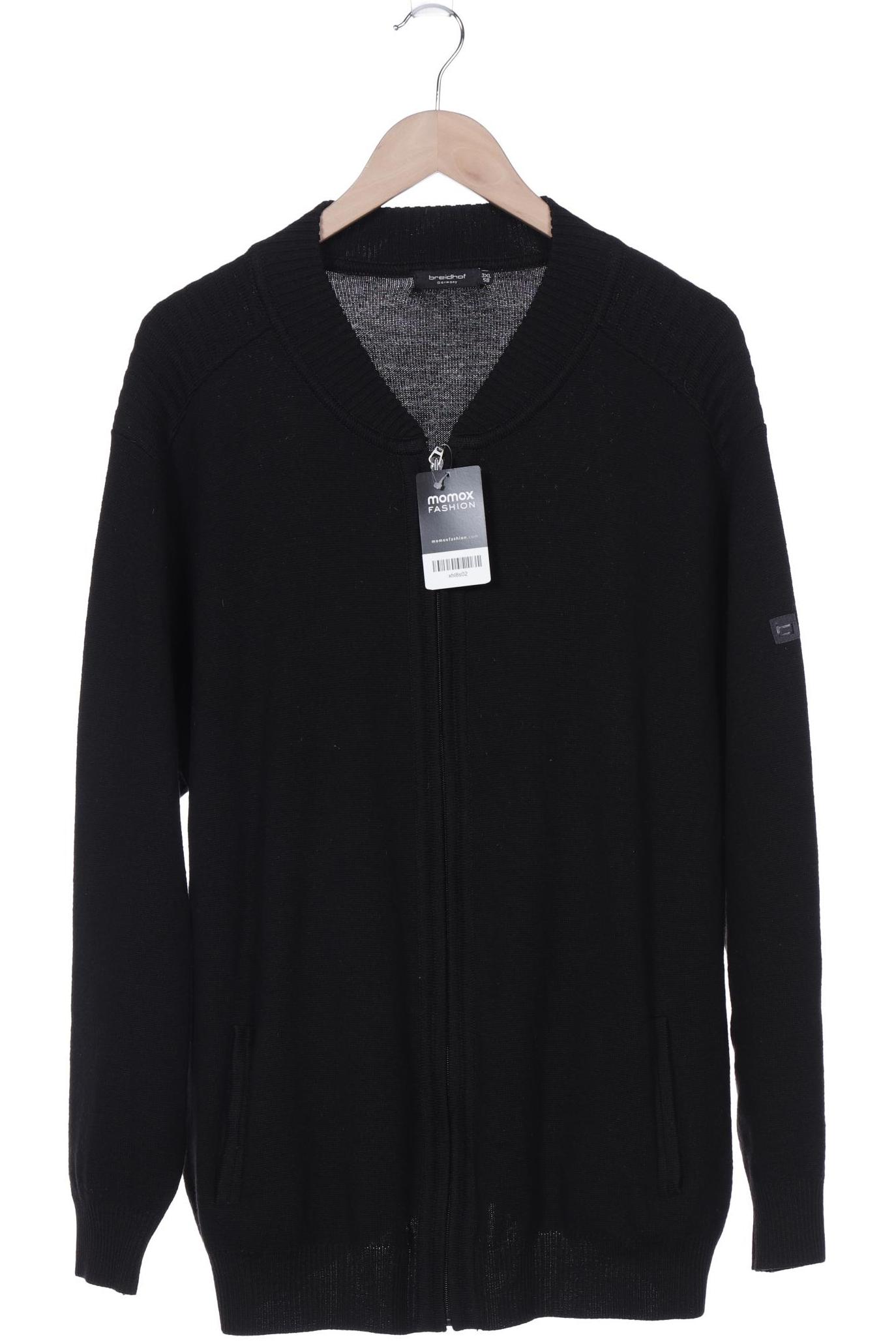 

breidhof Herren Strickjacke, schwarz, Gr. 58