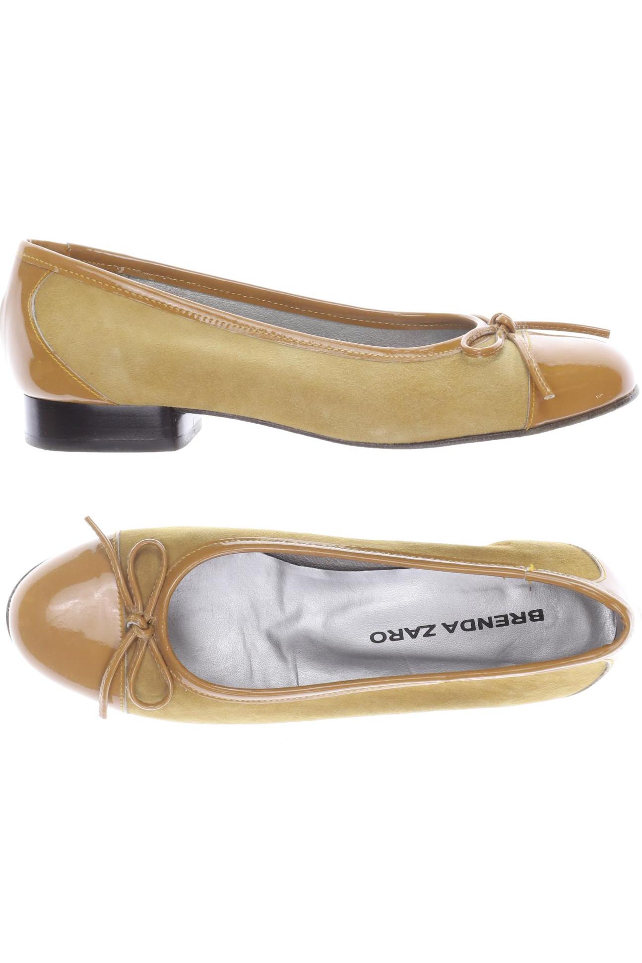 

Brenda Zaro Damen Ballerinas, gelb